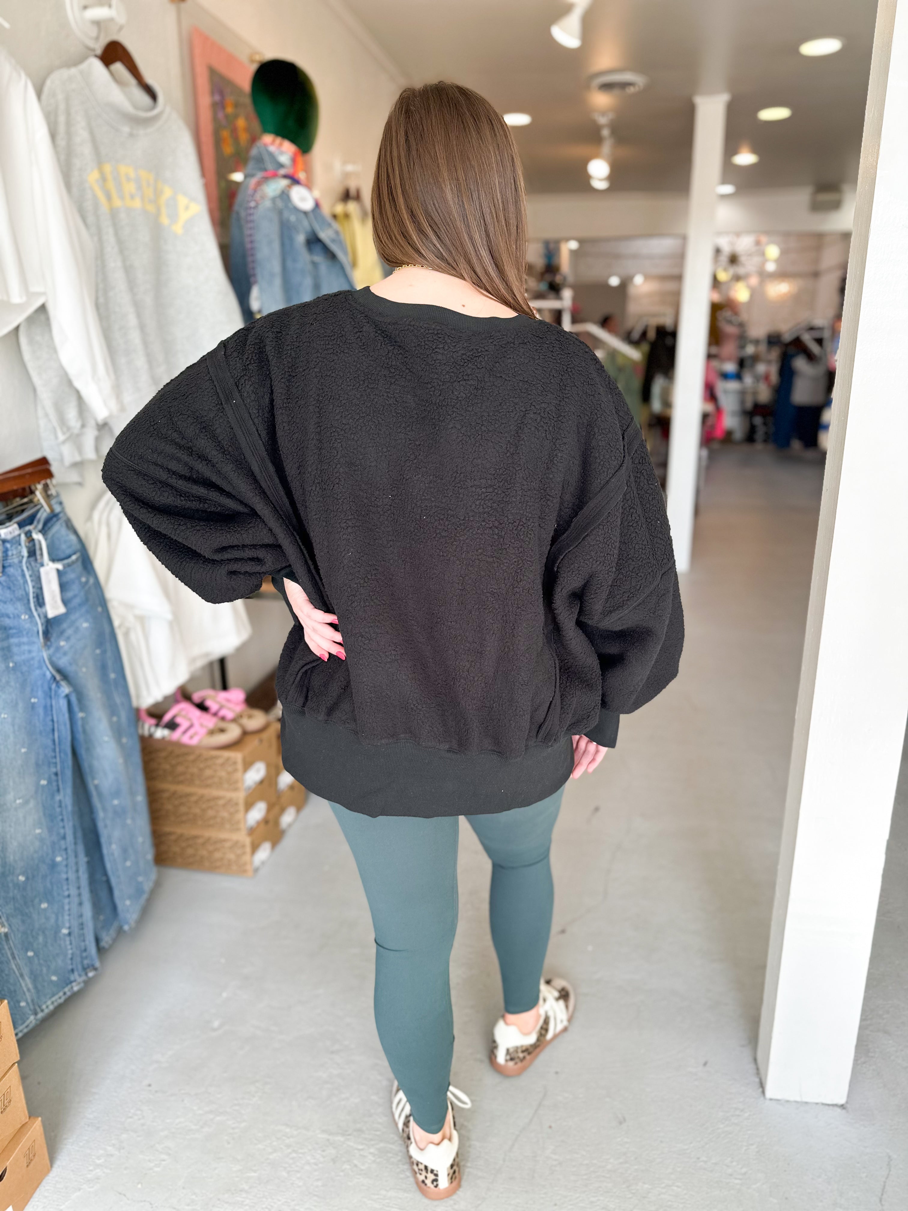 Fleece Long Sleeve Pullover