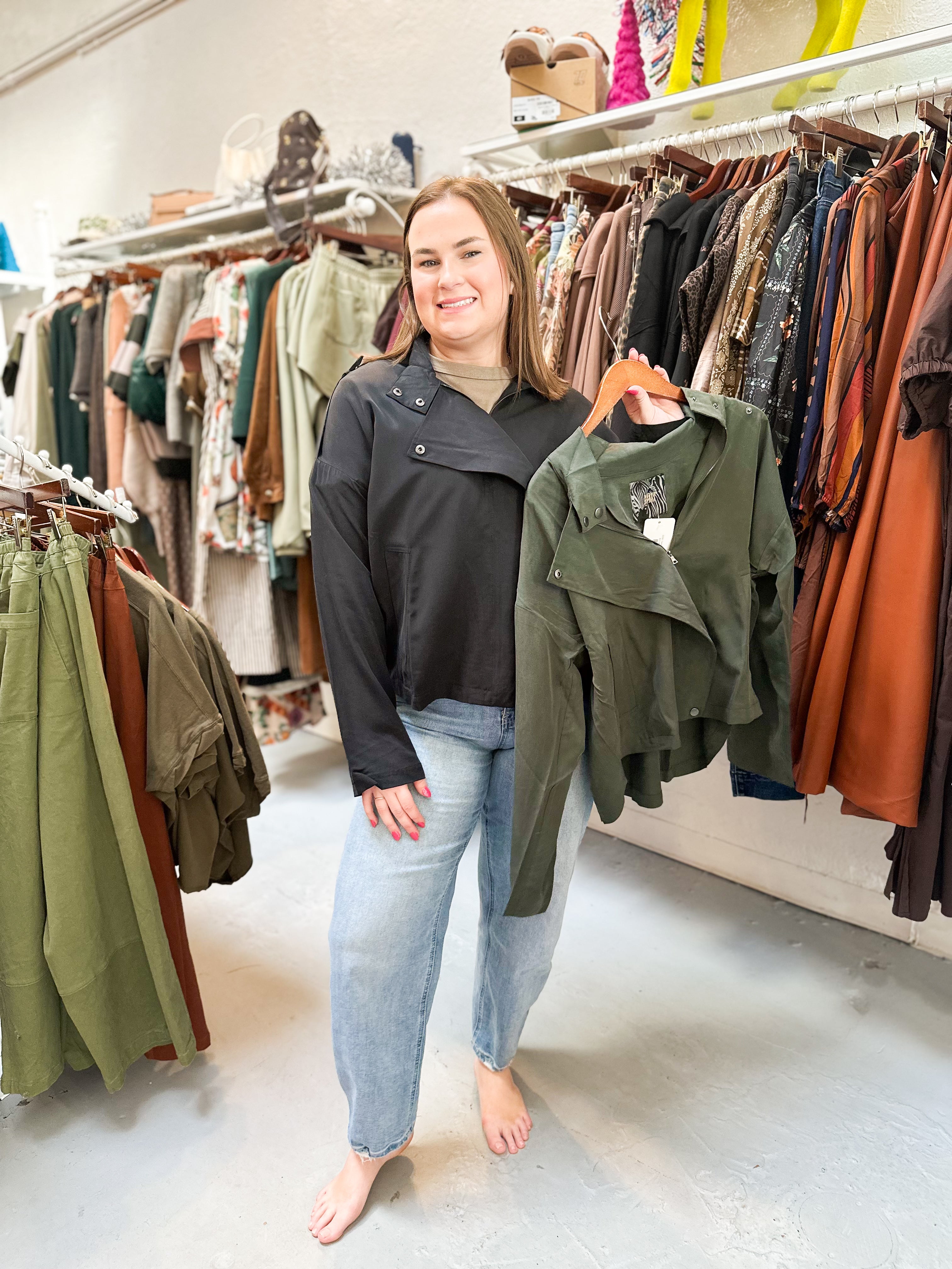 Oversized Shirt Jacket