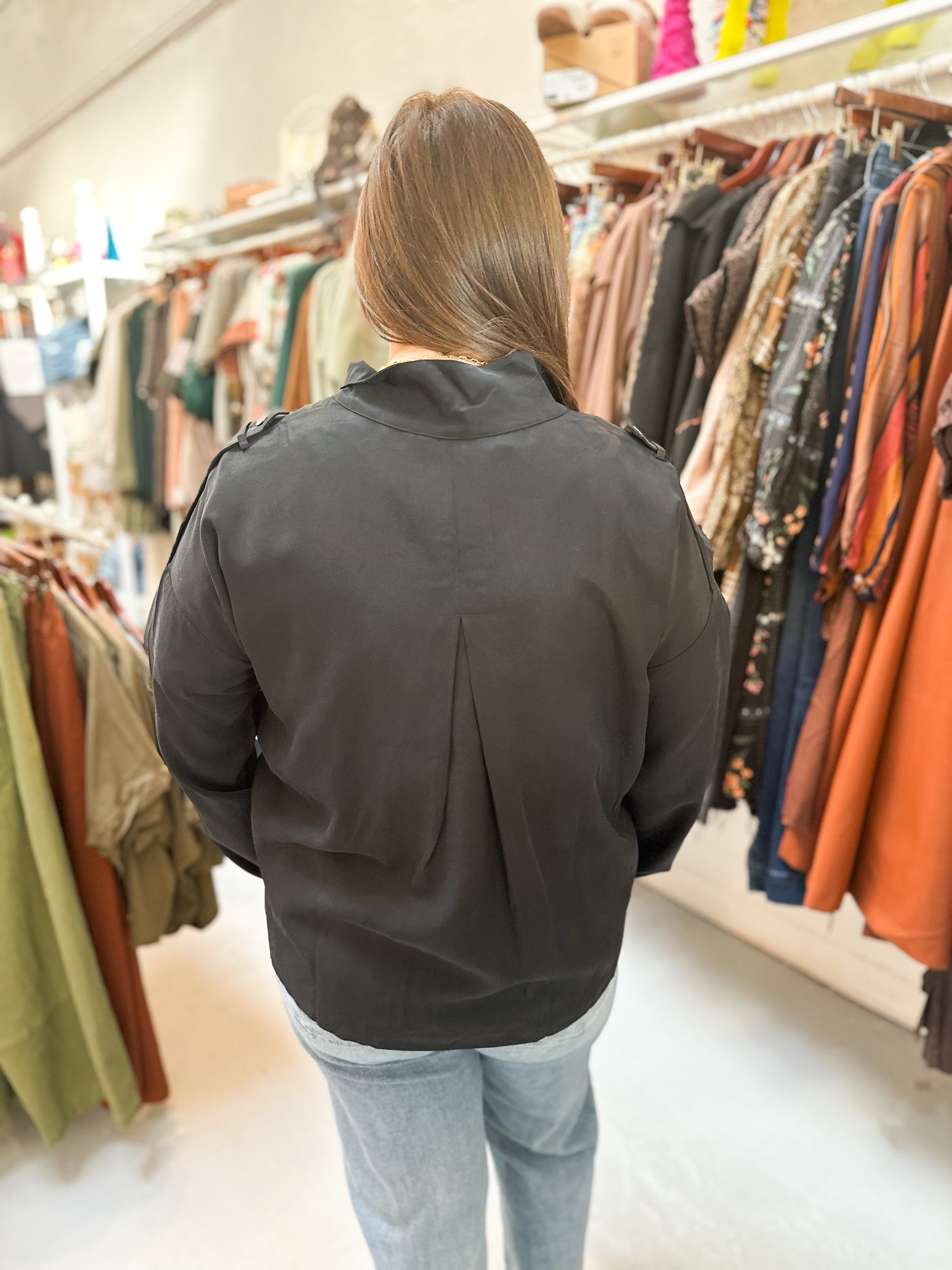 Oversized Shirt Jacket