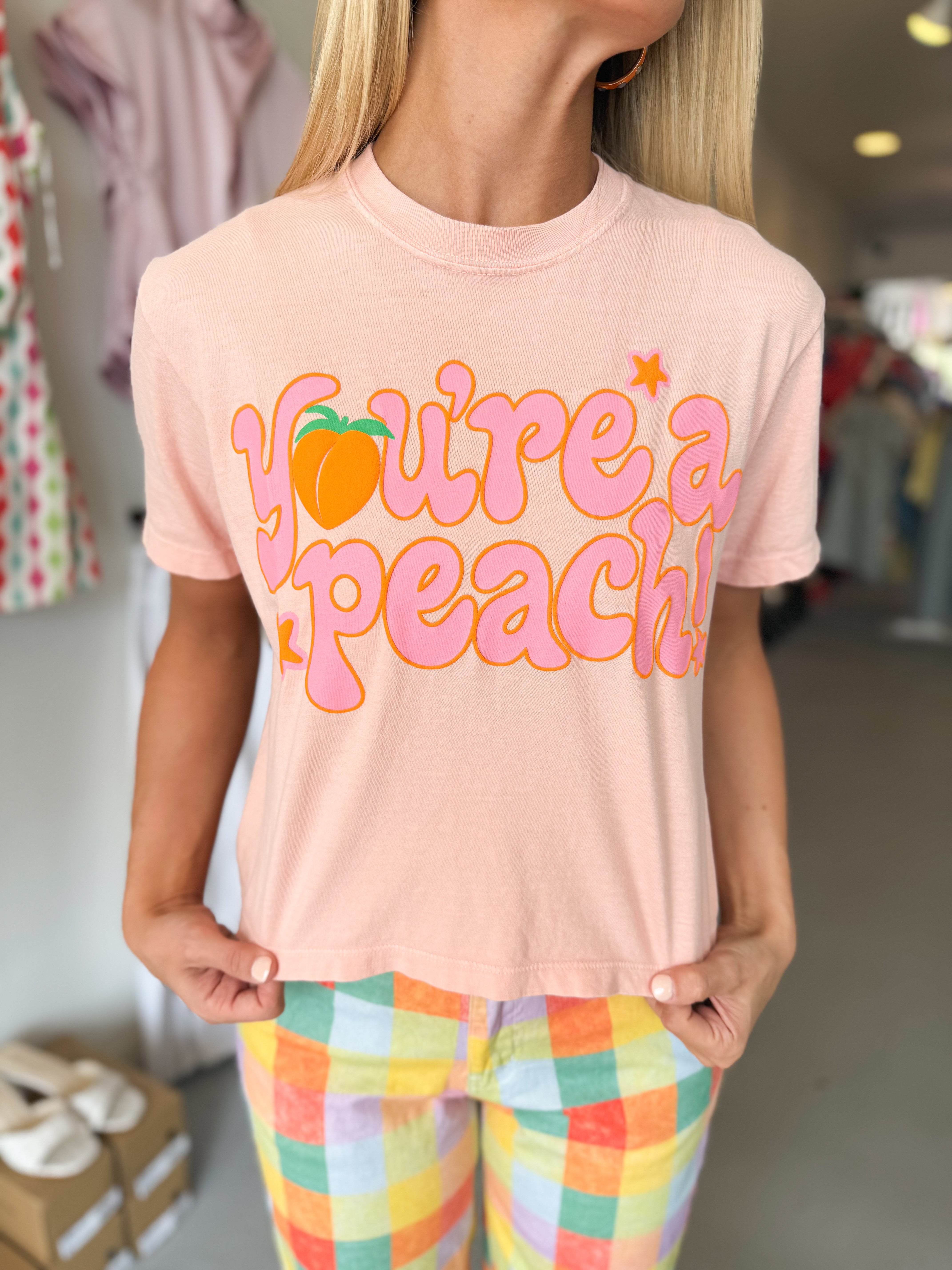 You're a Peach Crop Tee