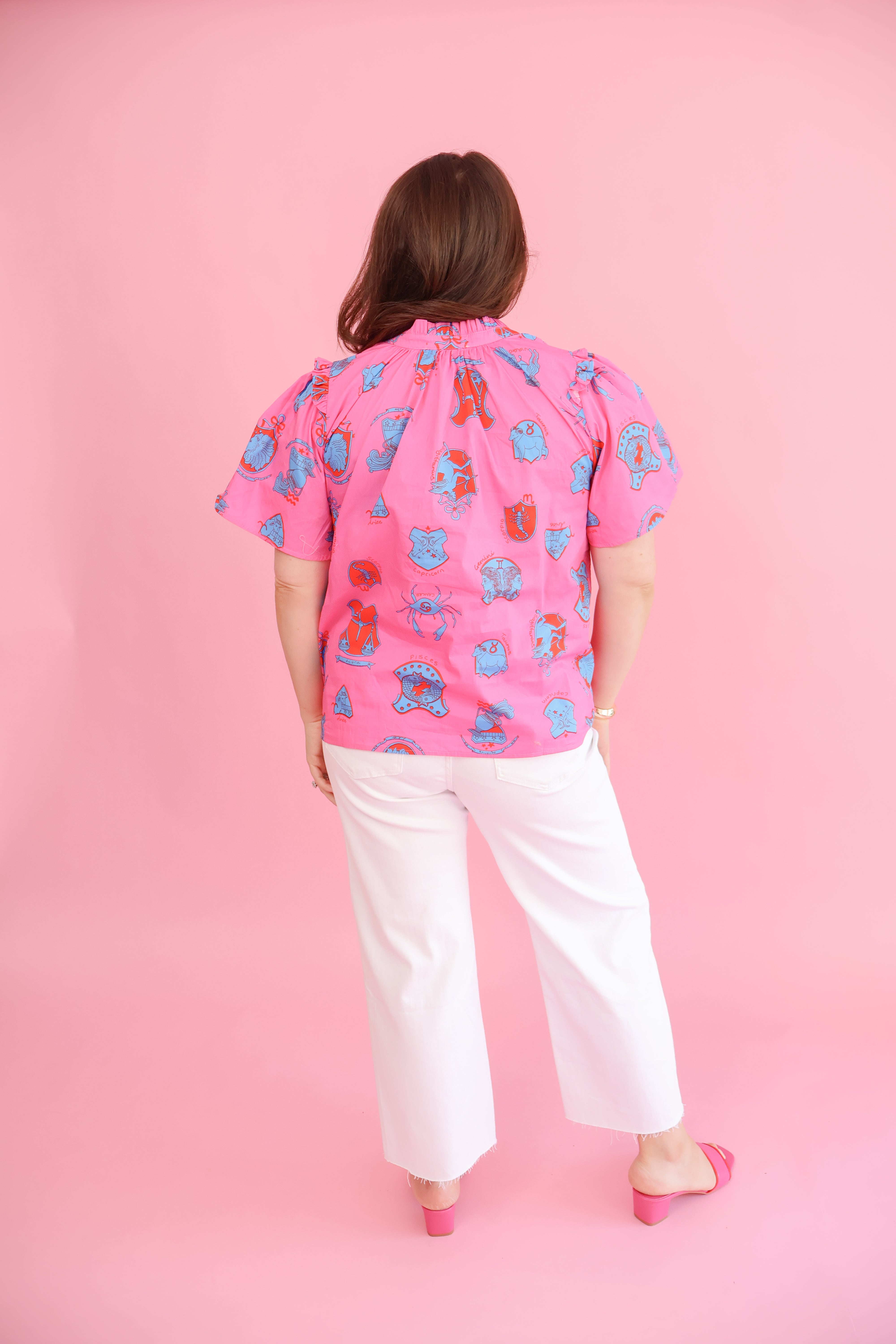 Plus Size Zodia Split Neck Top