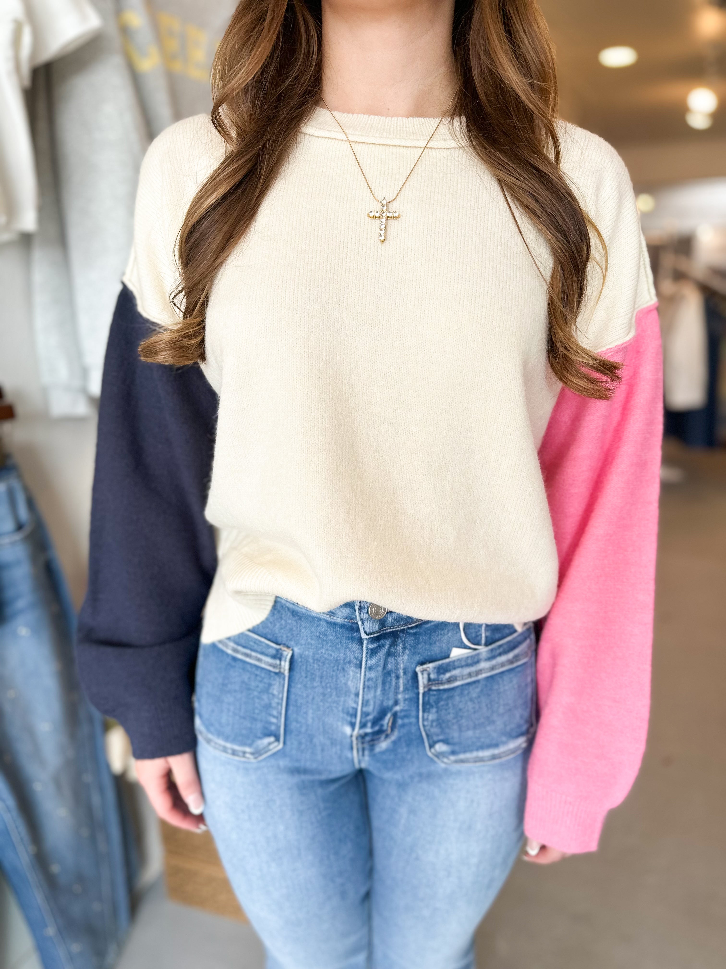 Color Block Sweater