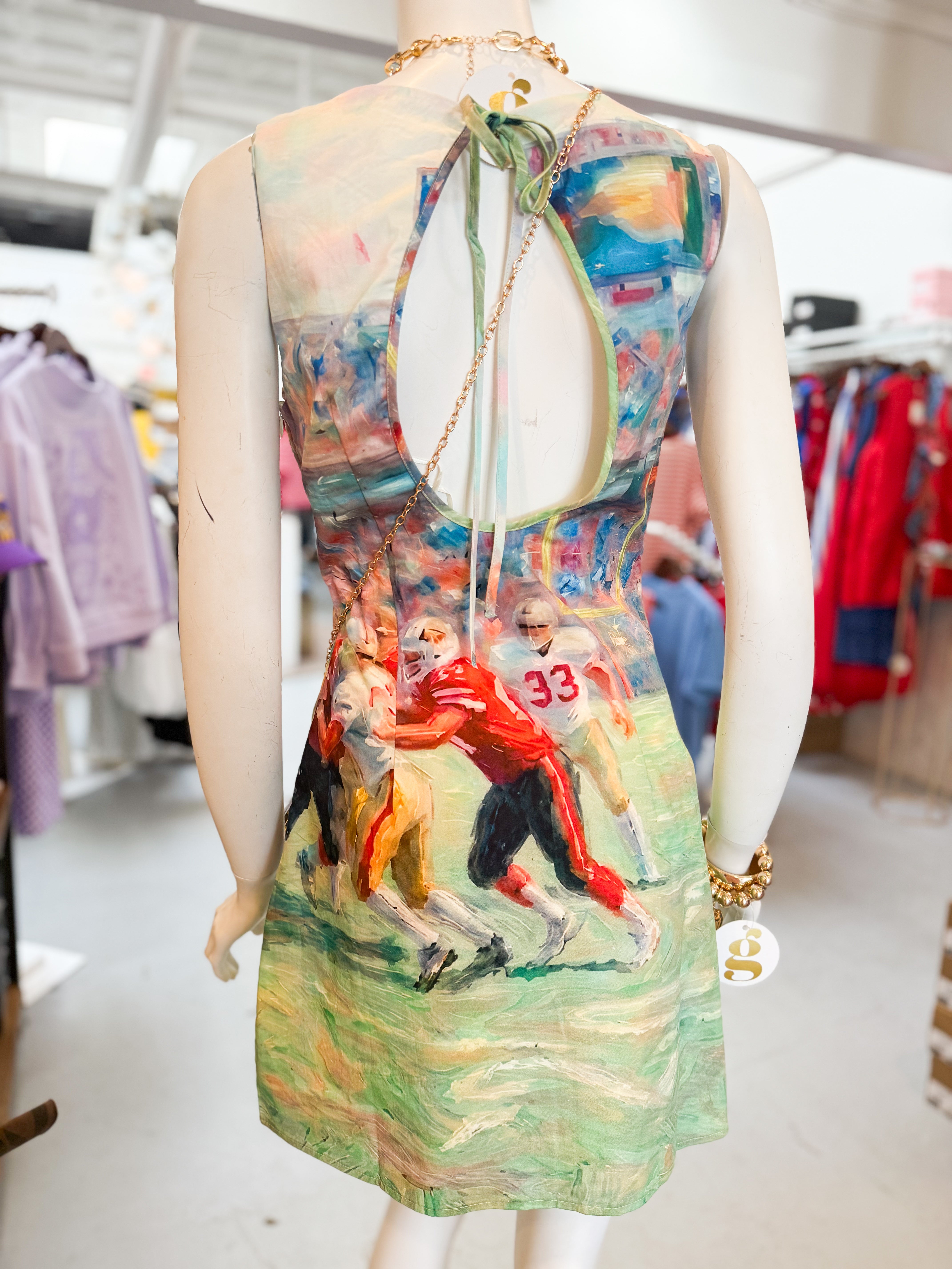 Painted Rivalry Shift Dress