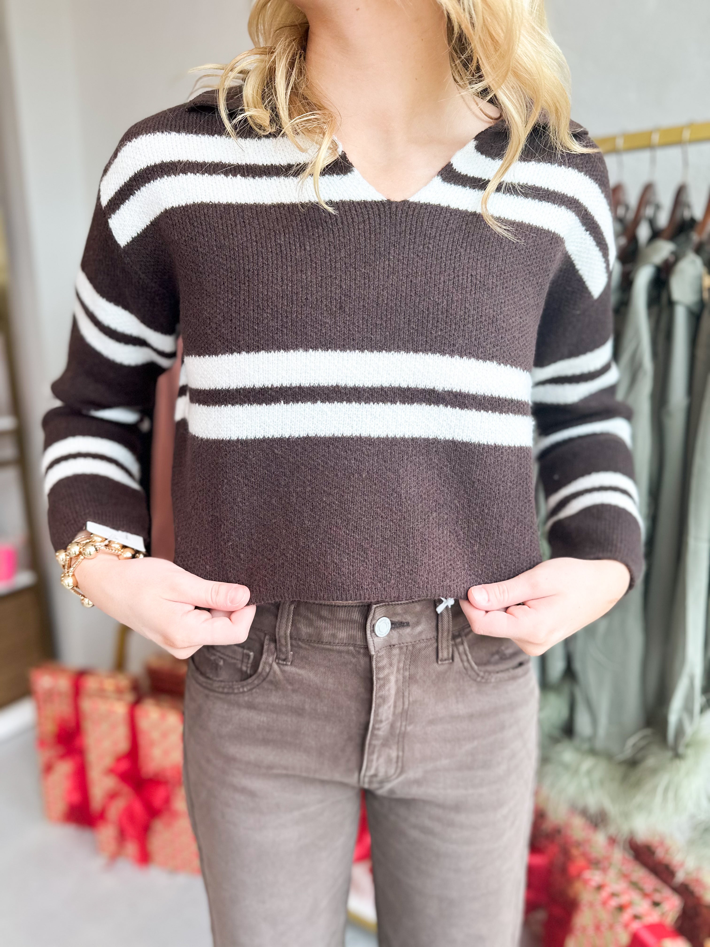 Layered Latte Sweater