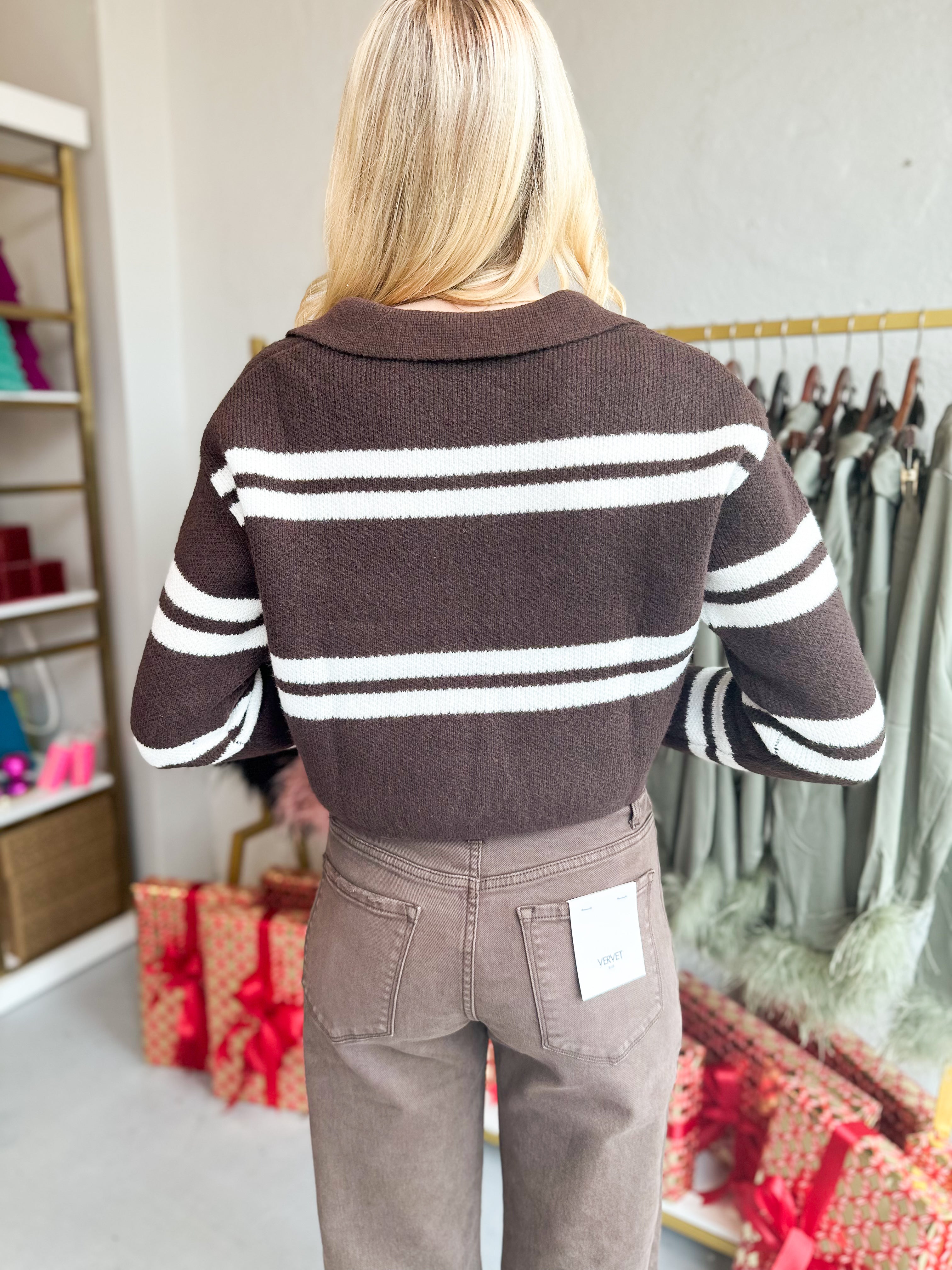 Layered Latte Sweater