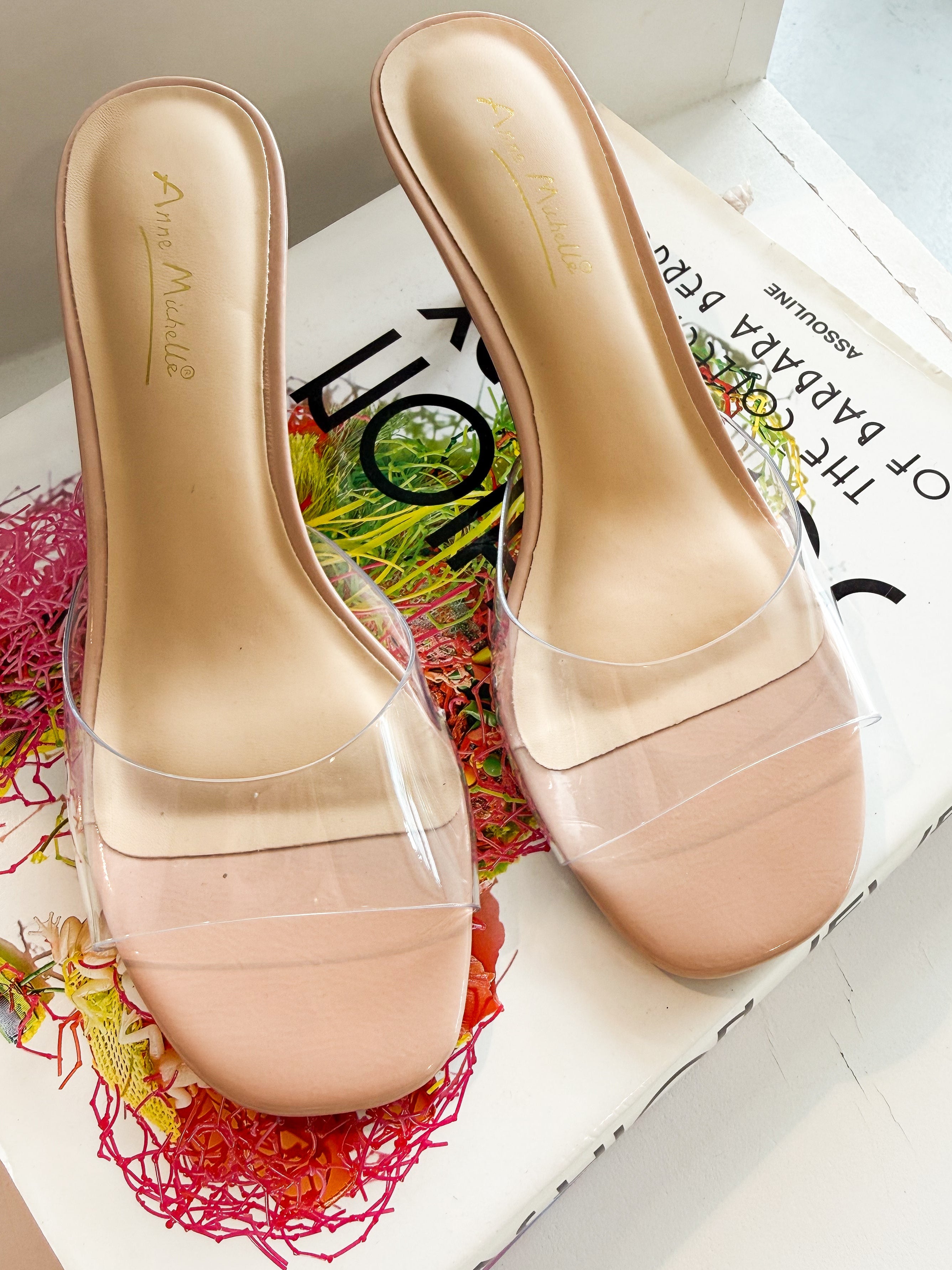 Keep Clear Nude Kitten Heel