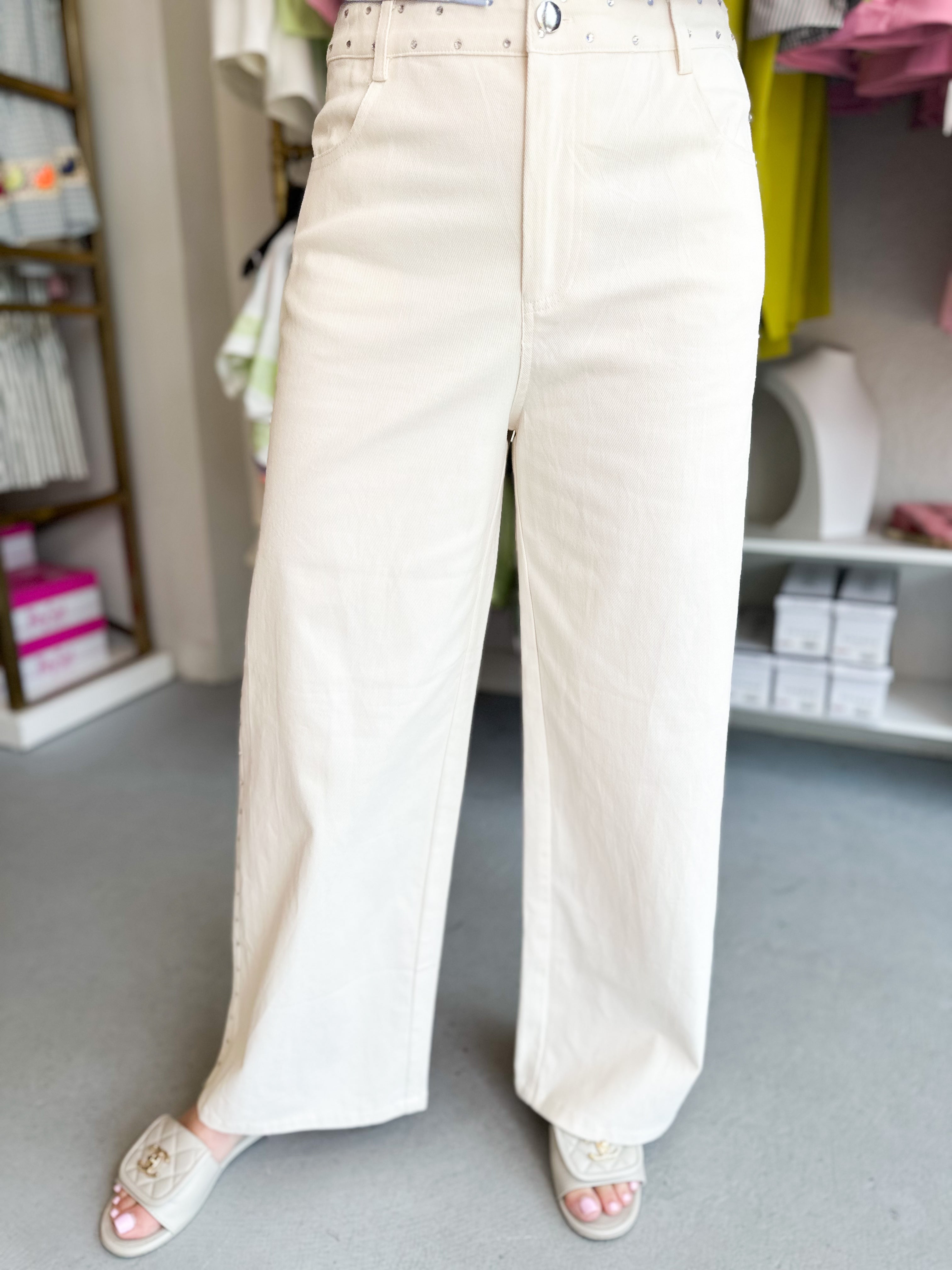 Glam Ivory Pant