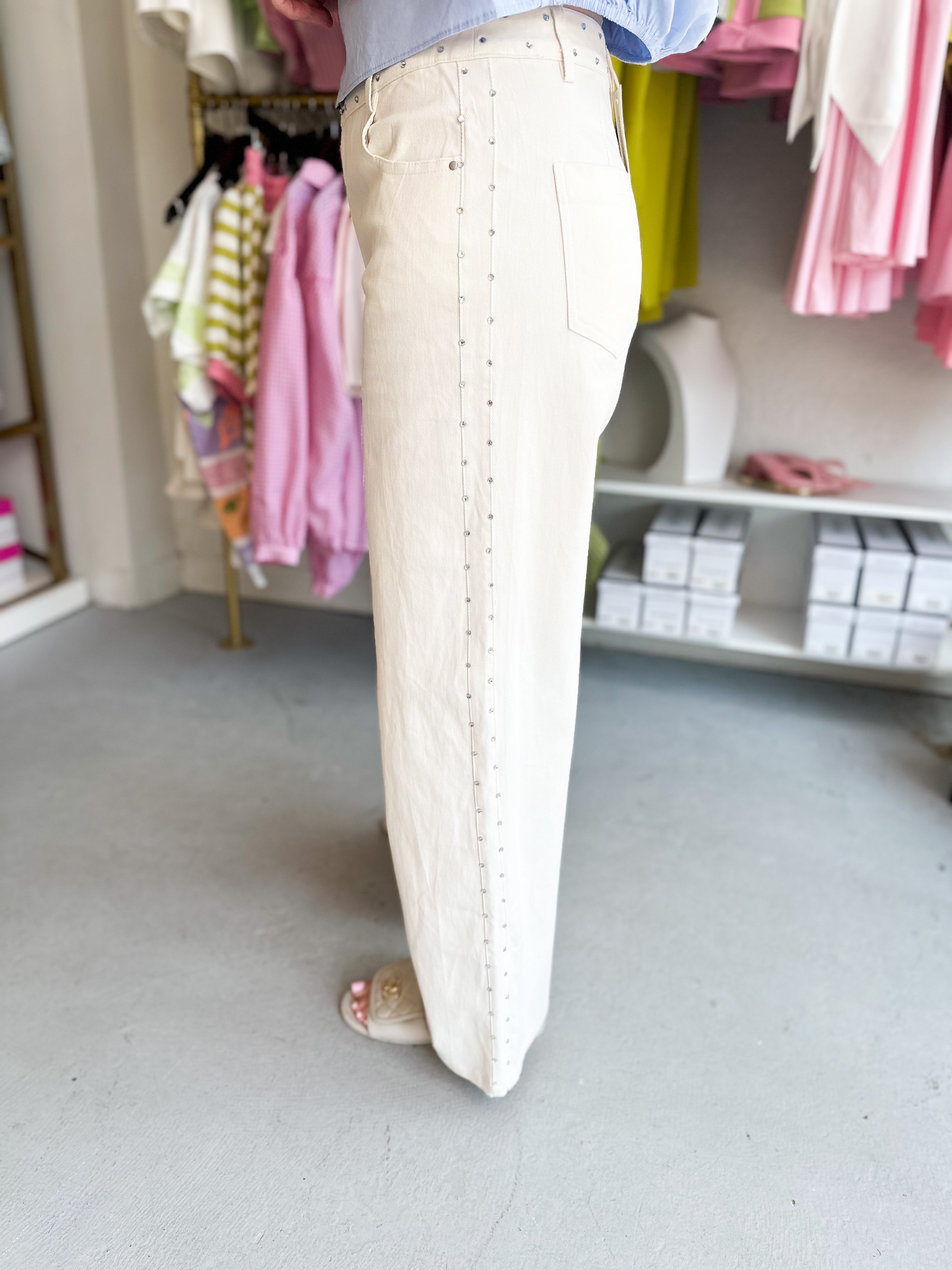Glam Ivory Pant