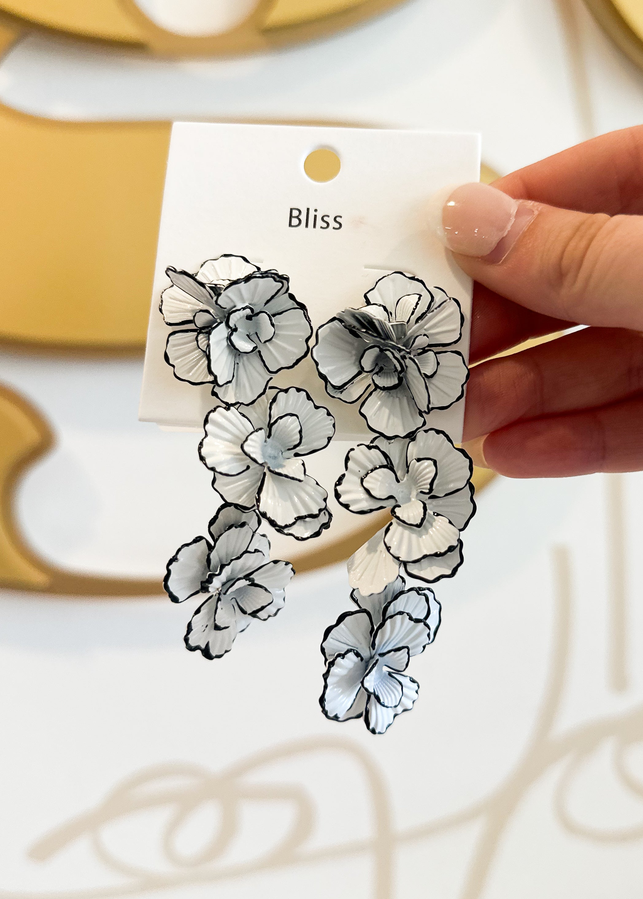 Flower Chandelier Earrings