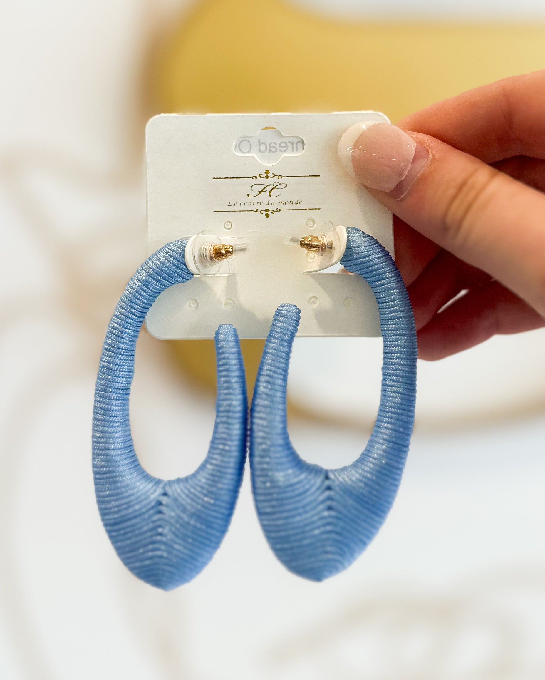 Threaded Oval Hoops