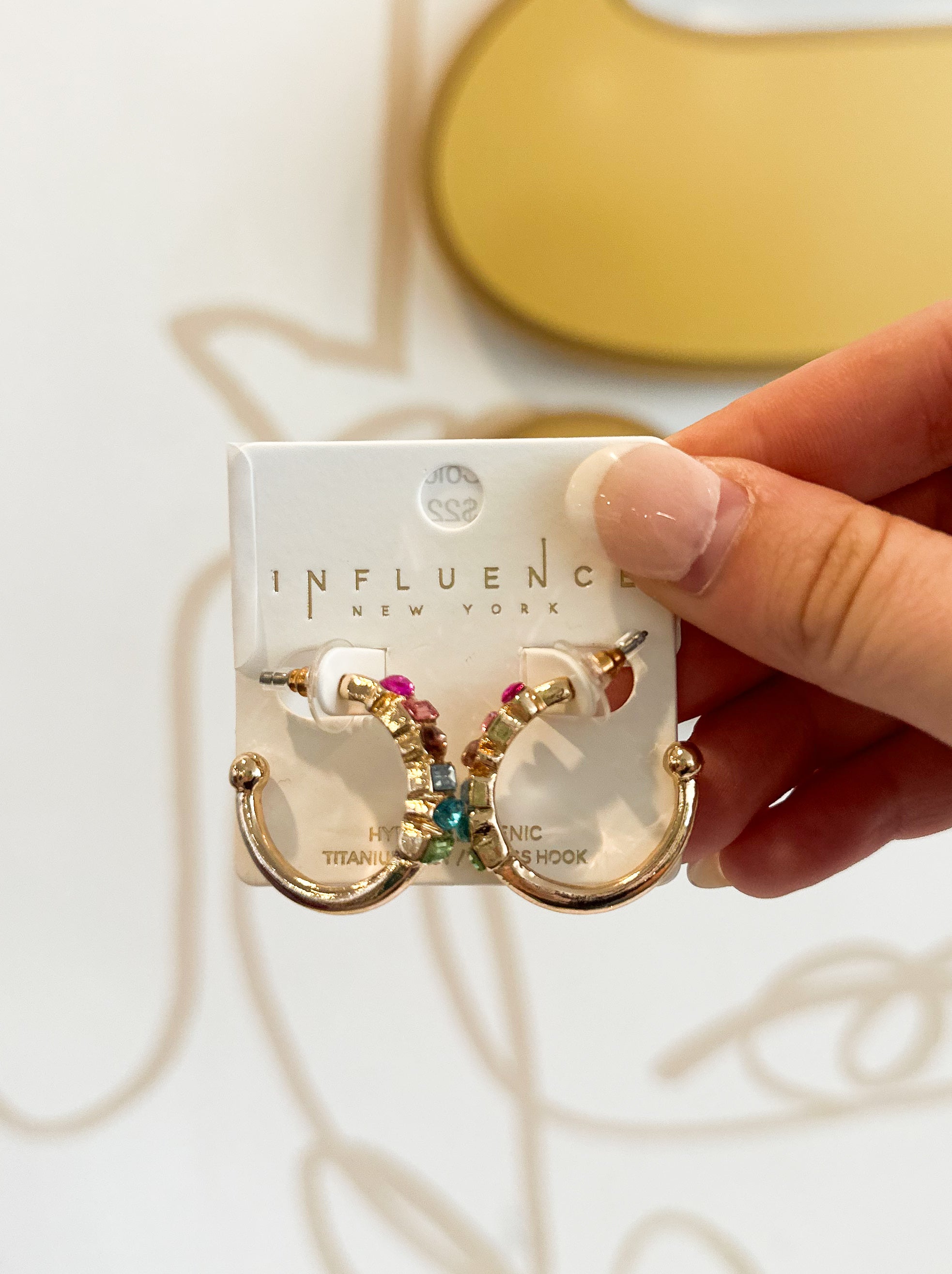 Multi Color Glass Hoops