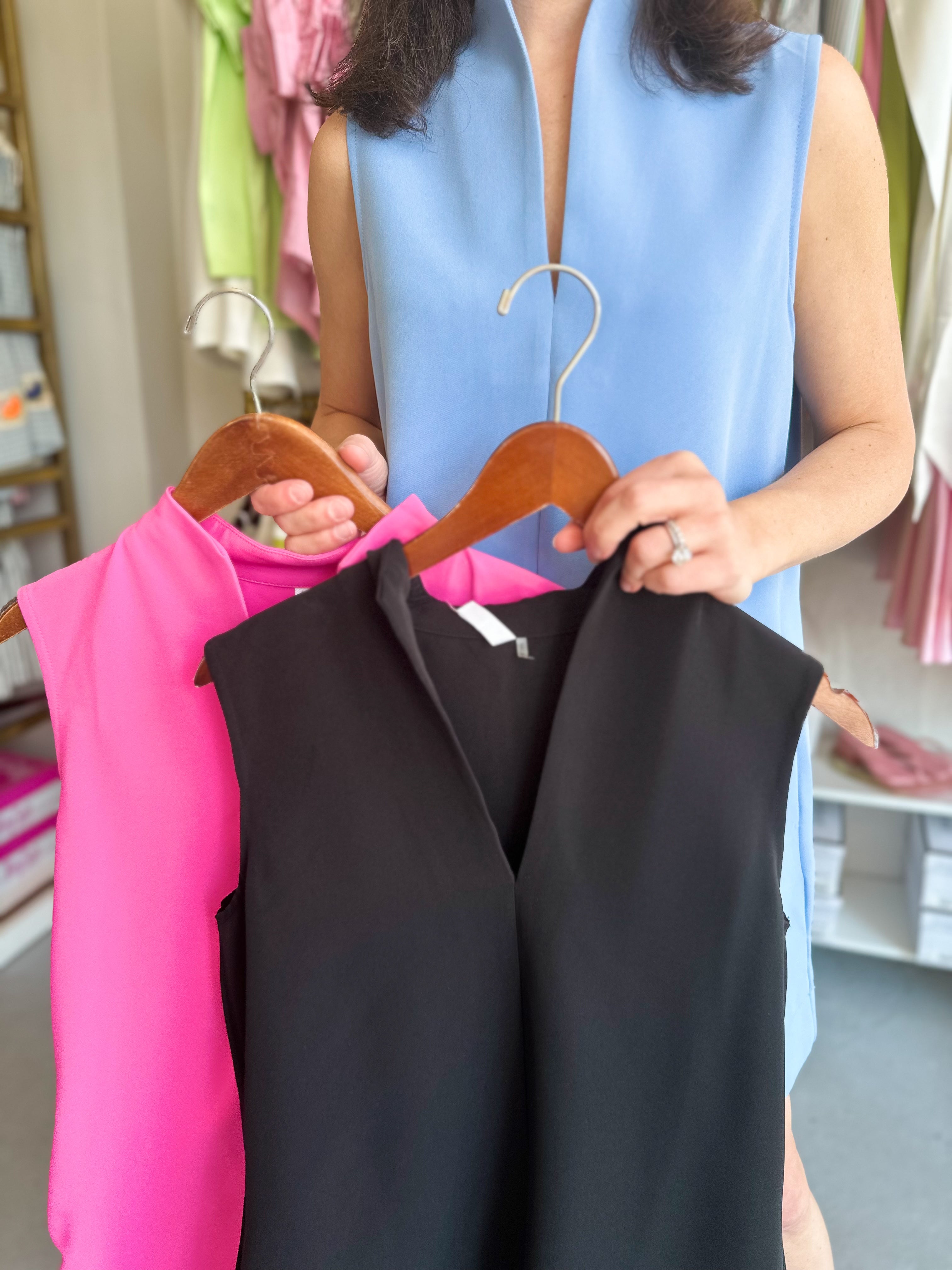 Stand Collar Mini Dress
