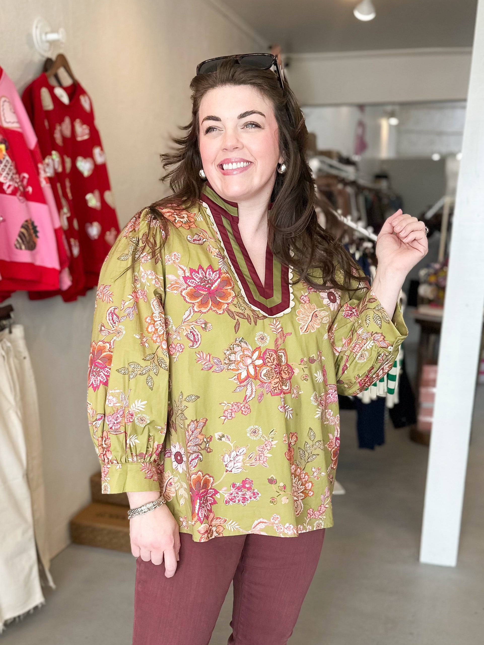 Plus Size Harvest Garden Top