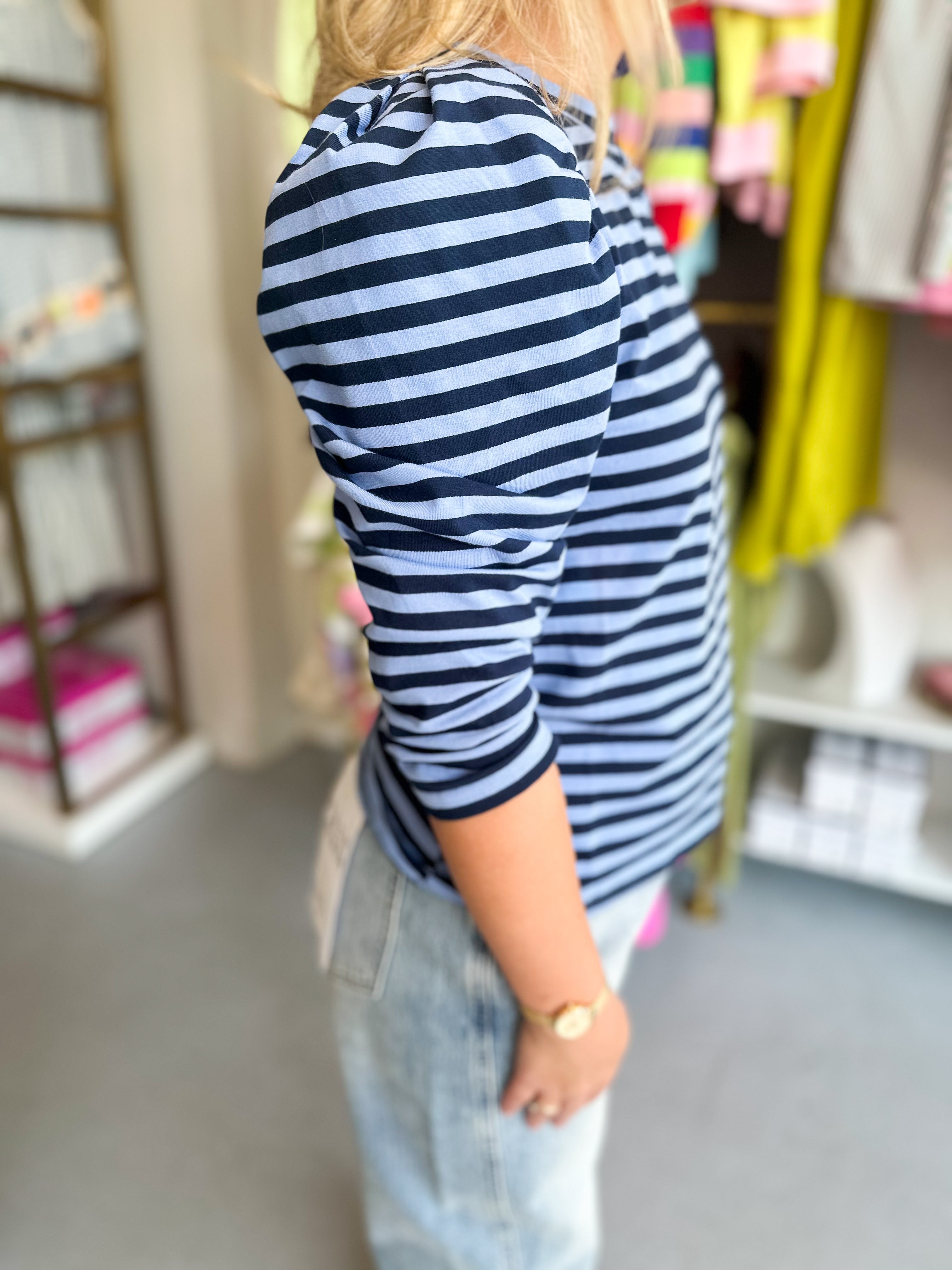 Slim Fit Puff Sleeve Top