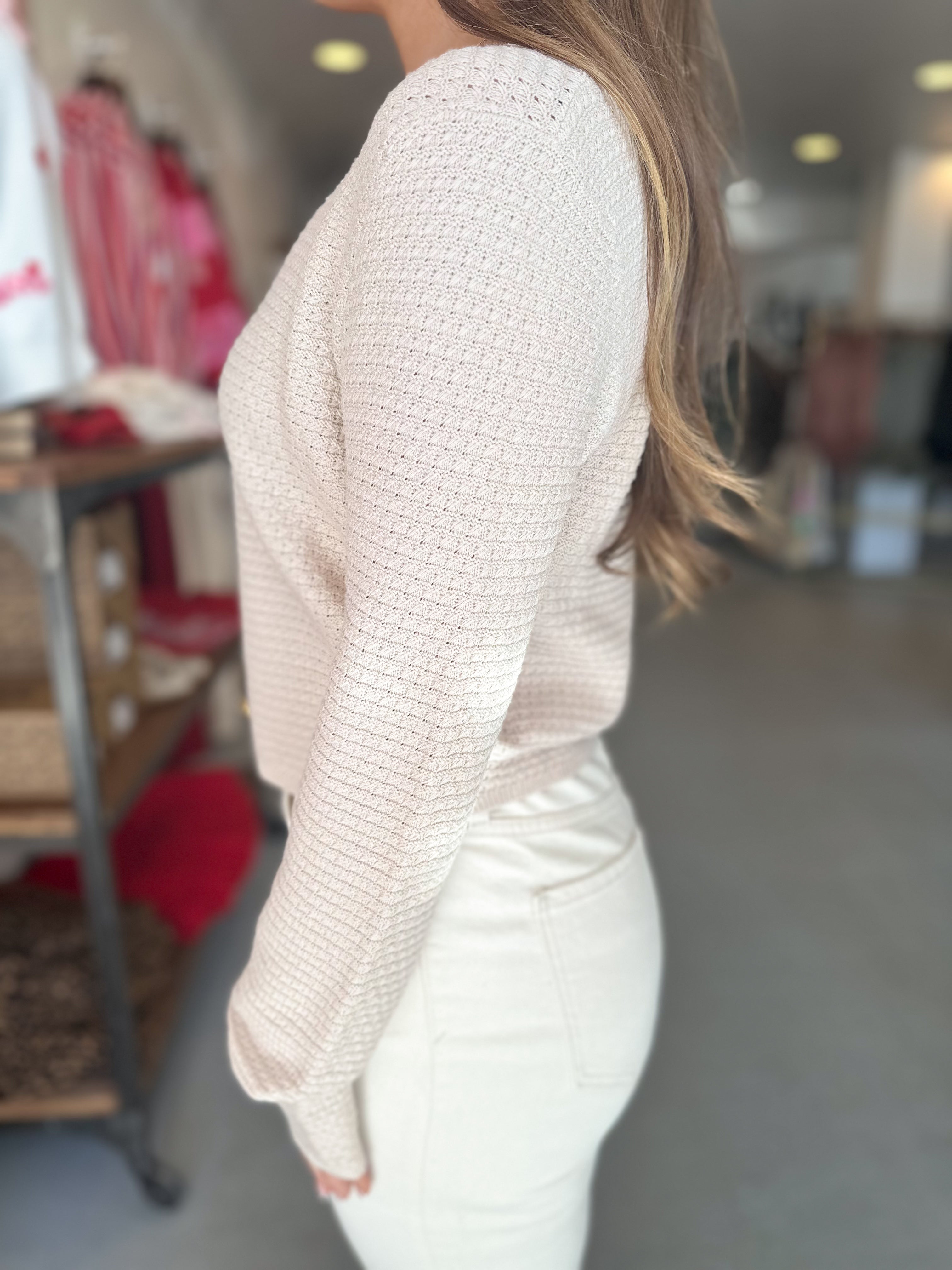 Shoreline Button Cardigan