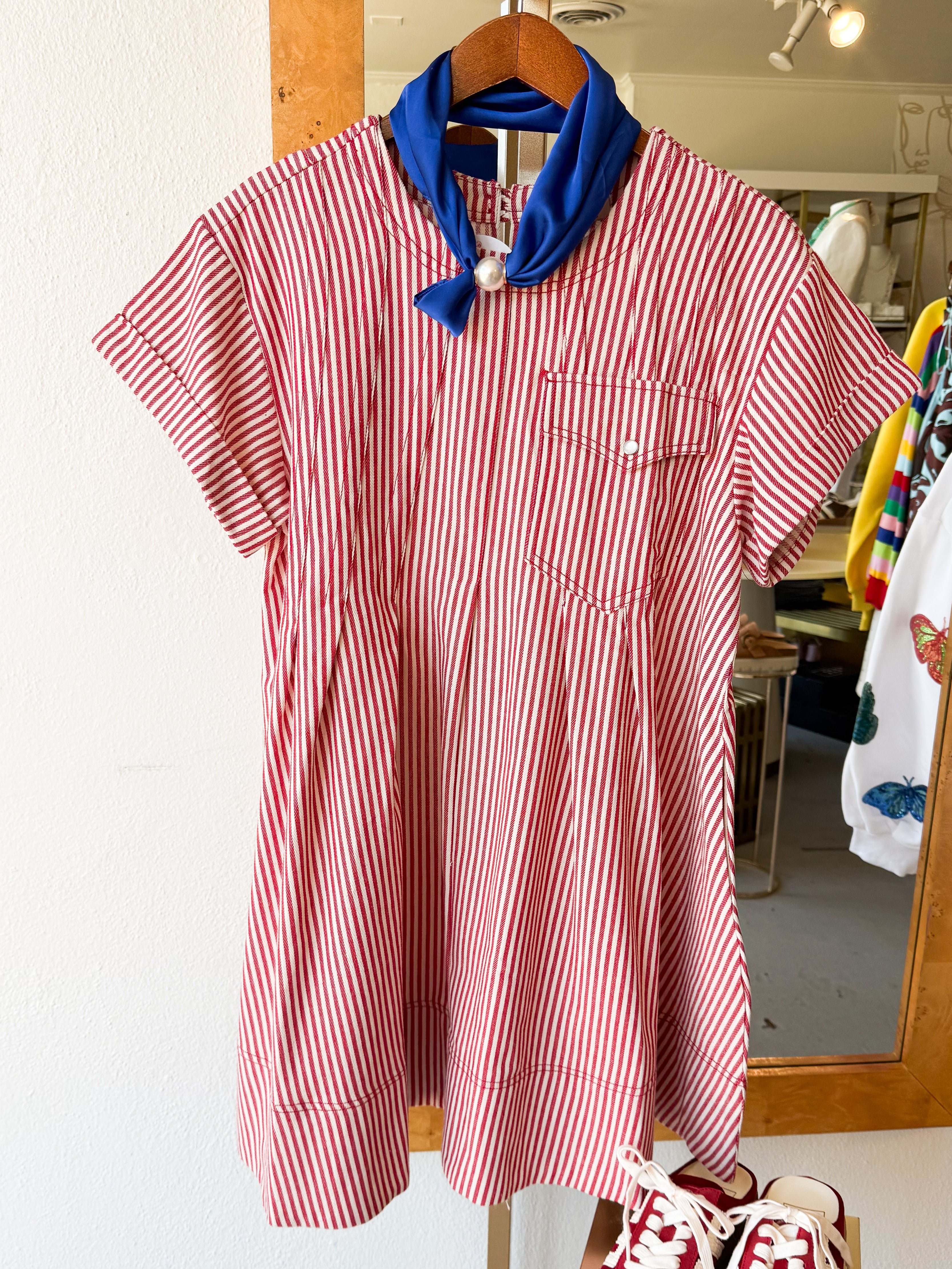 Stripe Swing Dress