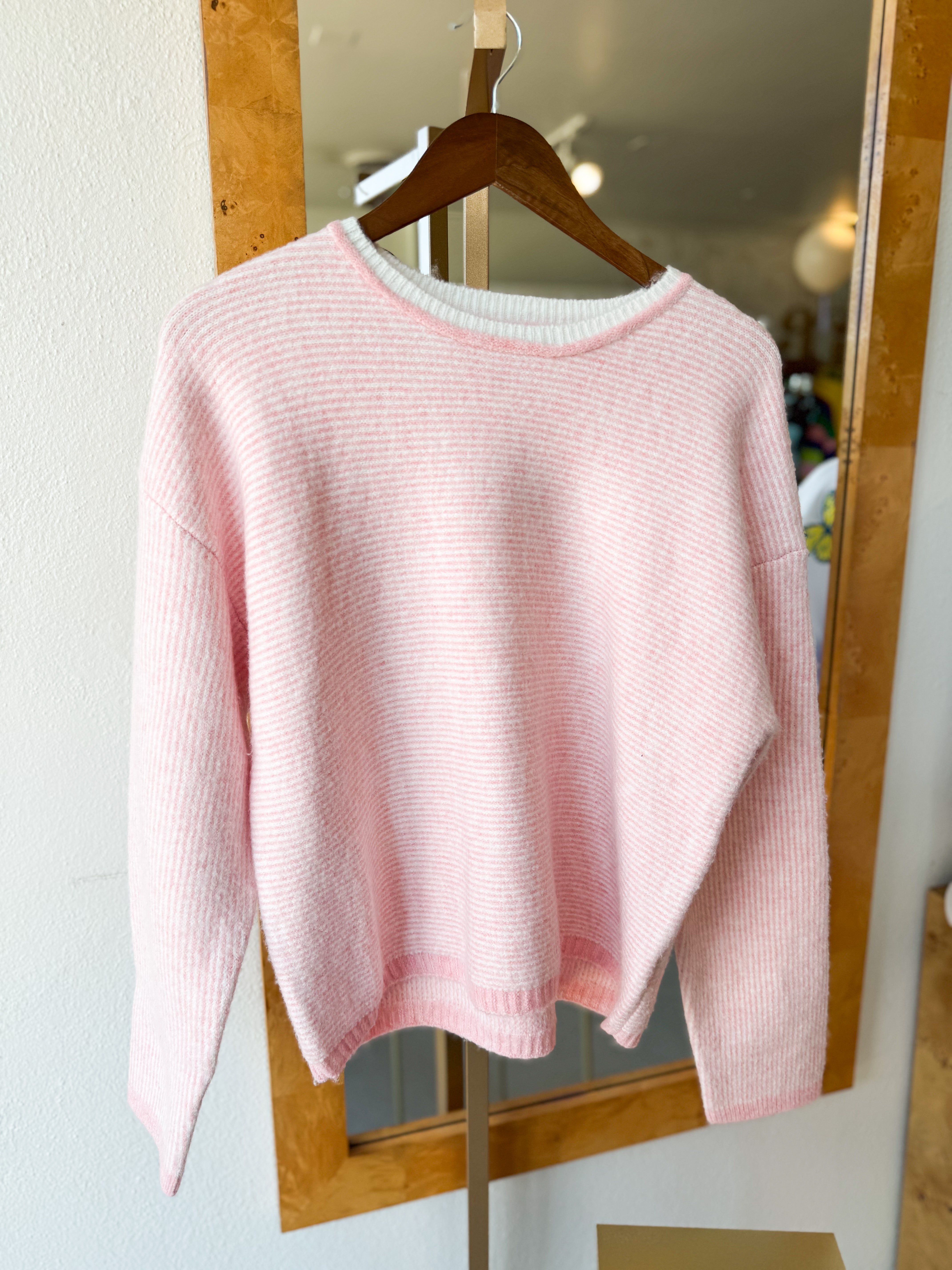 Stripe Drop Shoulder Sweater