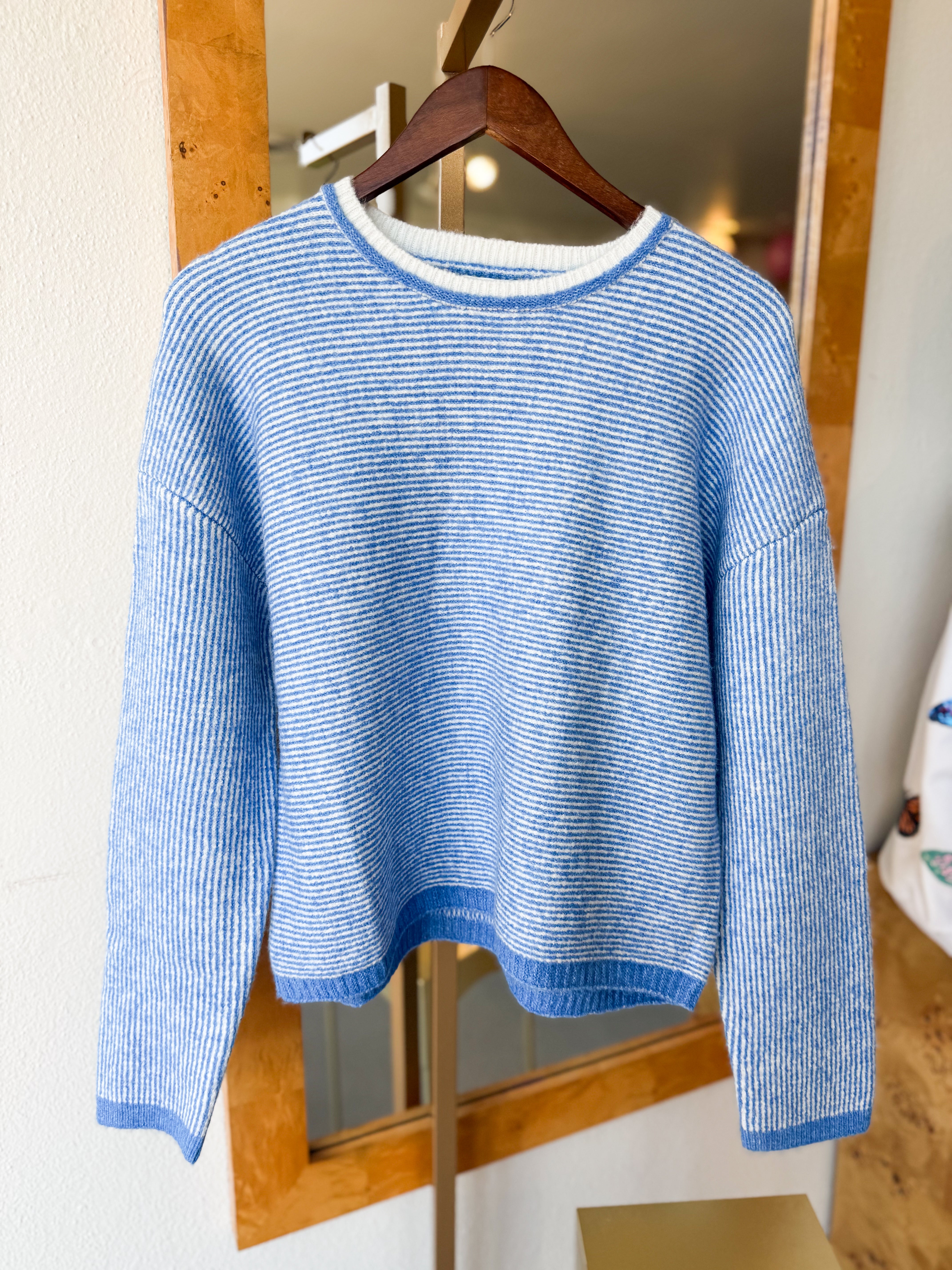 Stripe Drop Shoulder Sweater