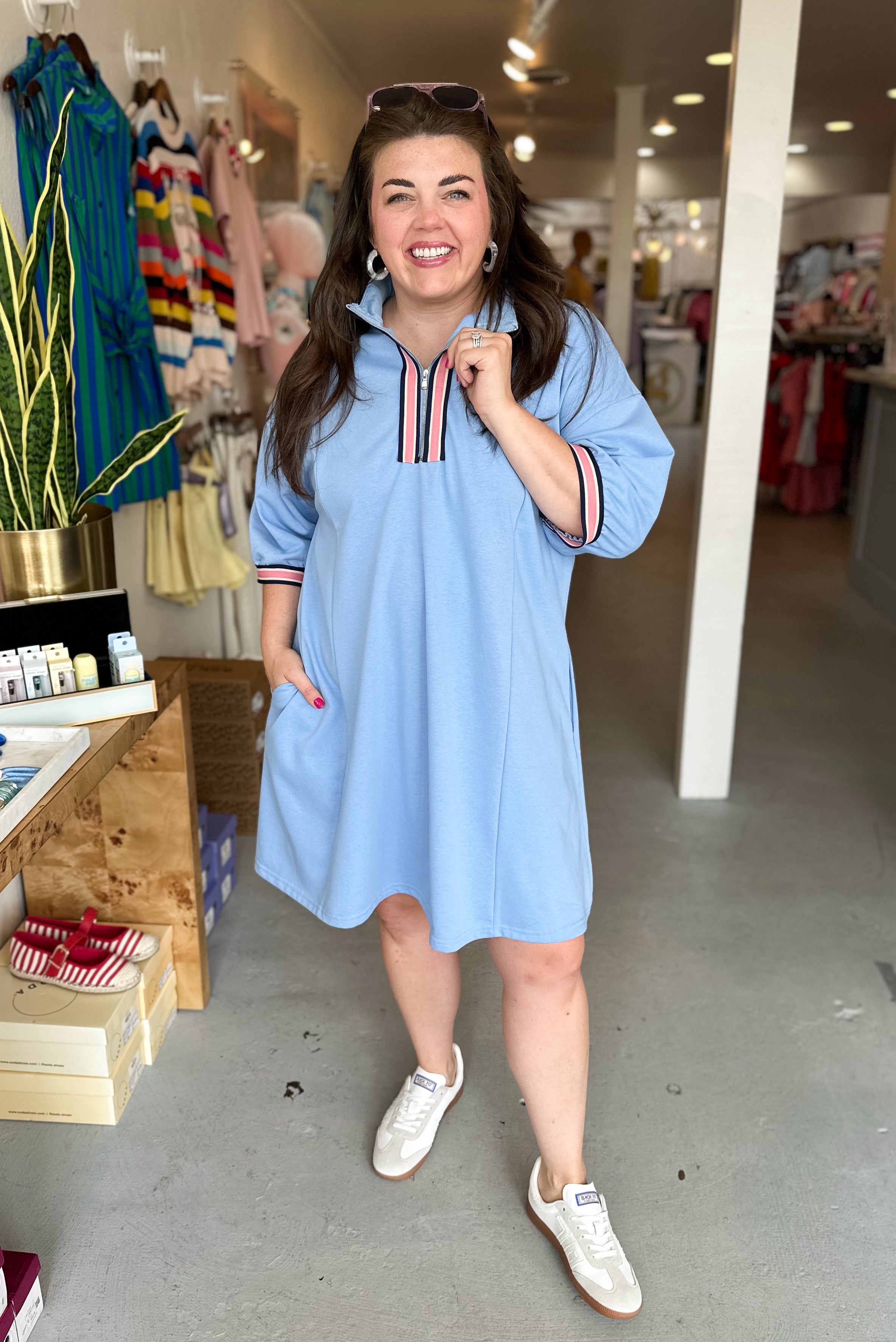 Plus Size Weekend Zip Dress