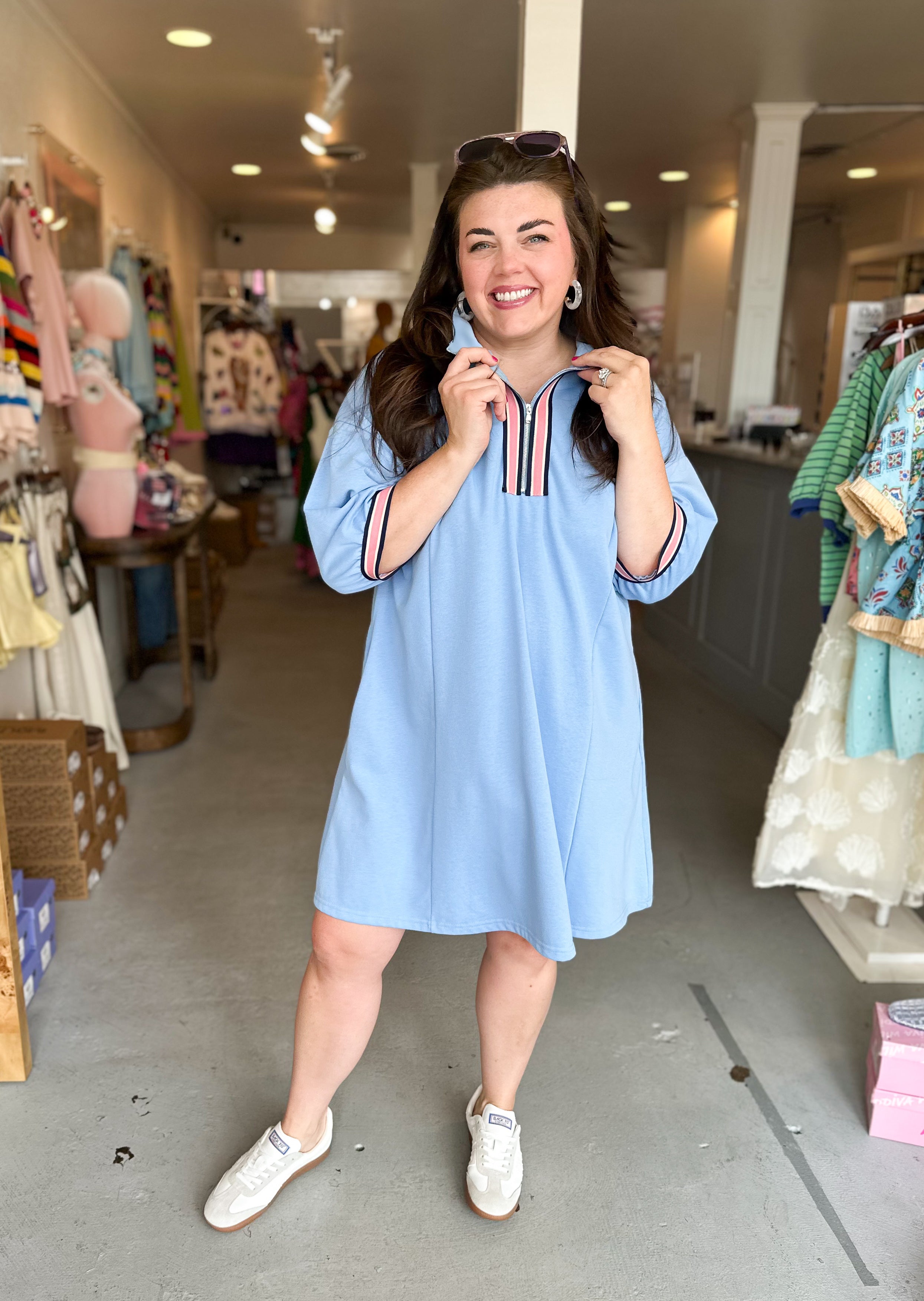 Plus Size Weekend Zip Dress