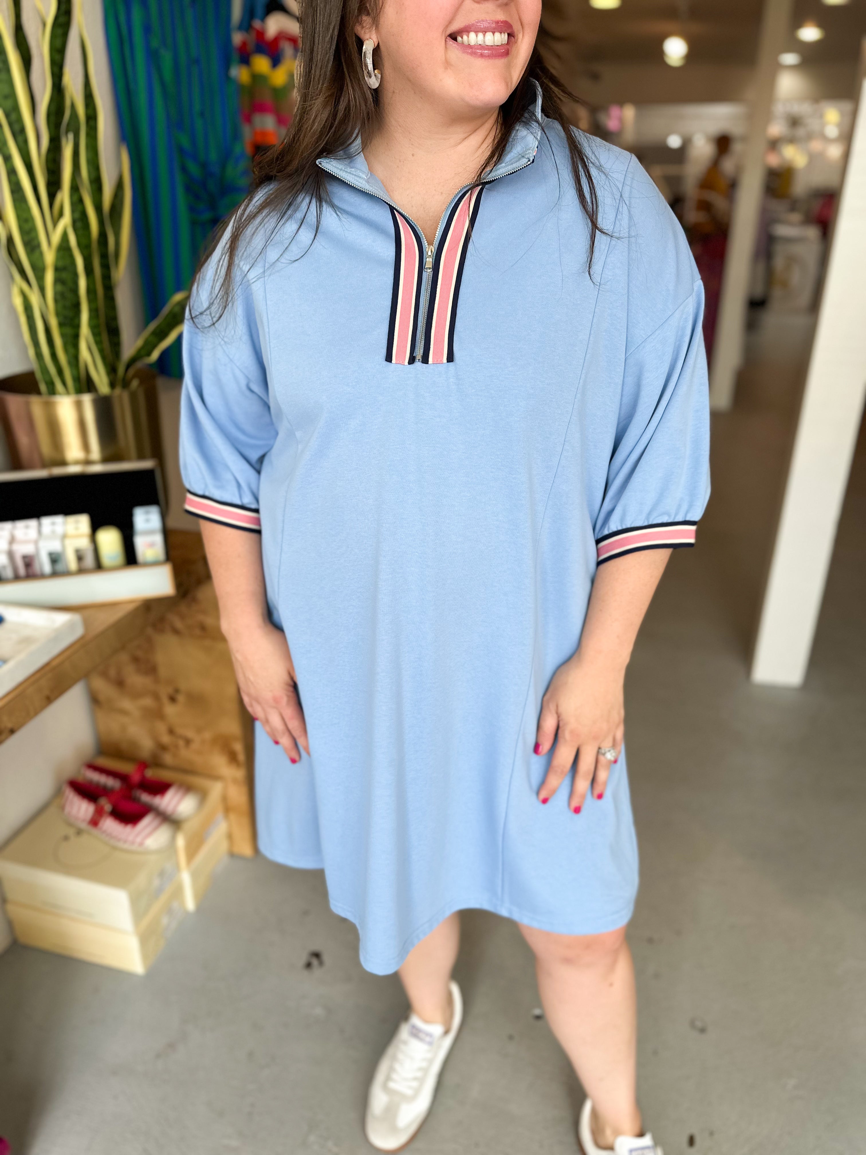 Plus Size Weekend Zip Dress