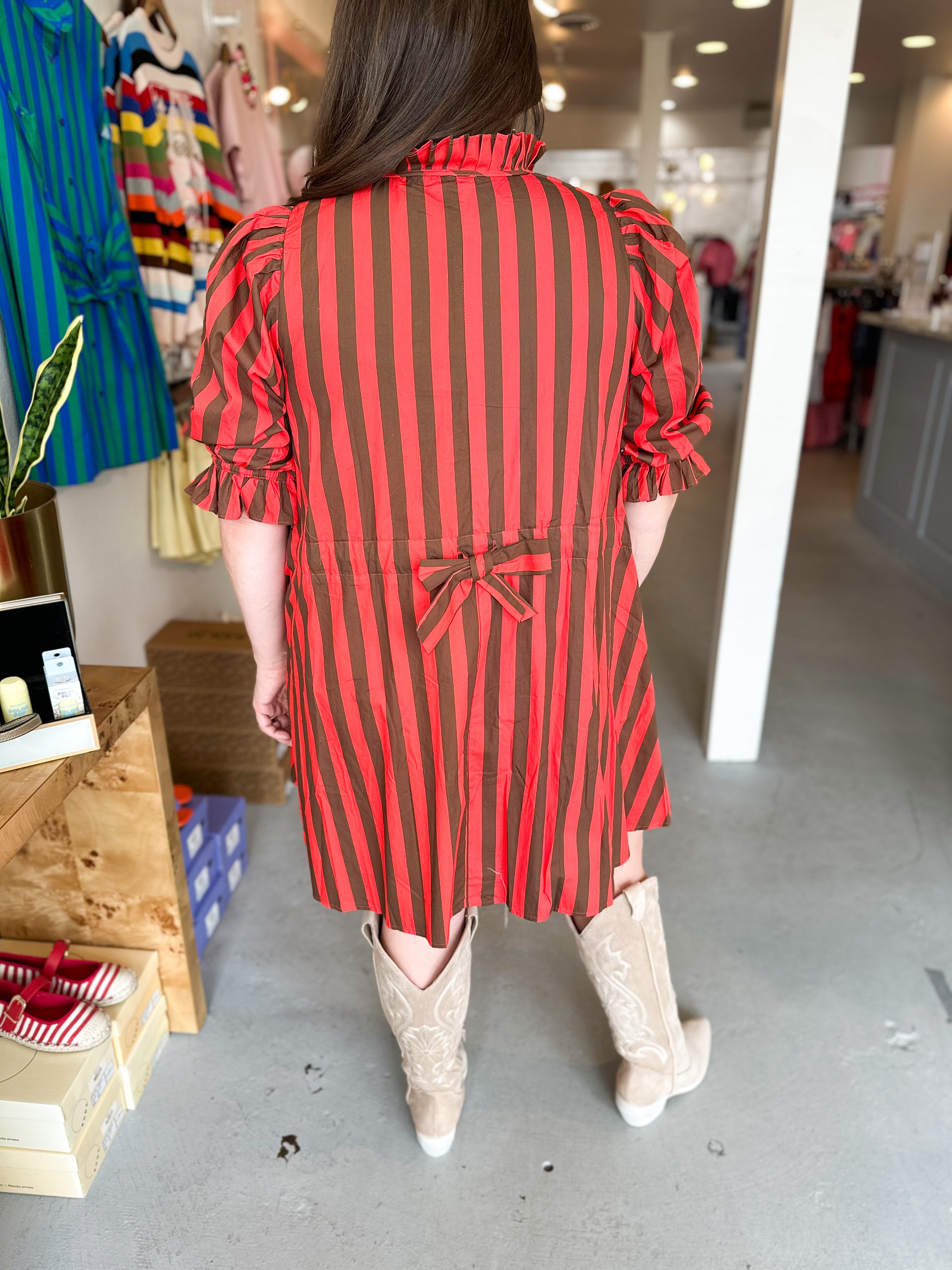 Plus Size Madison Stripe Dress