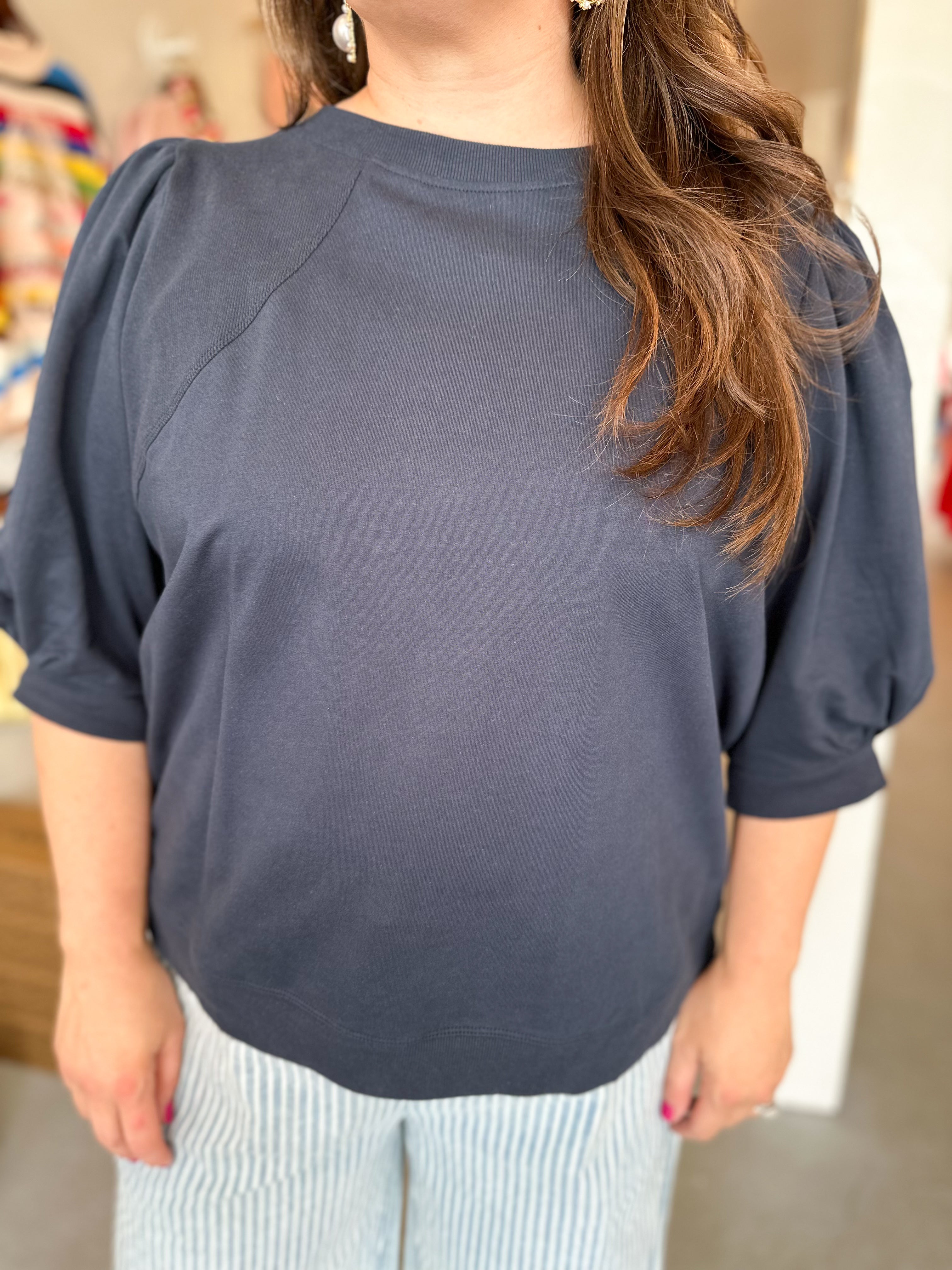 Plus Size French Terry Top