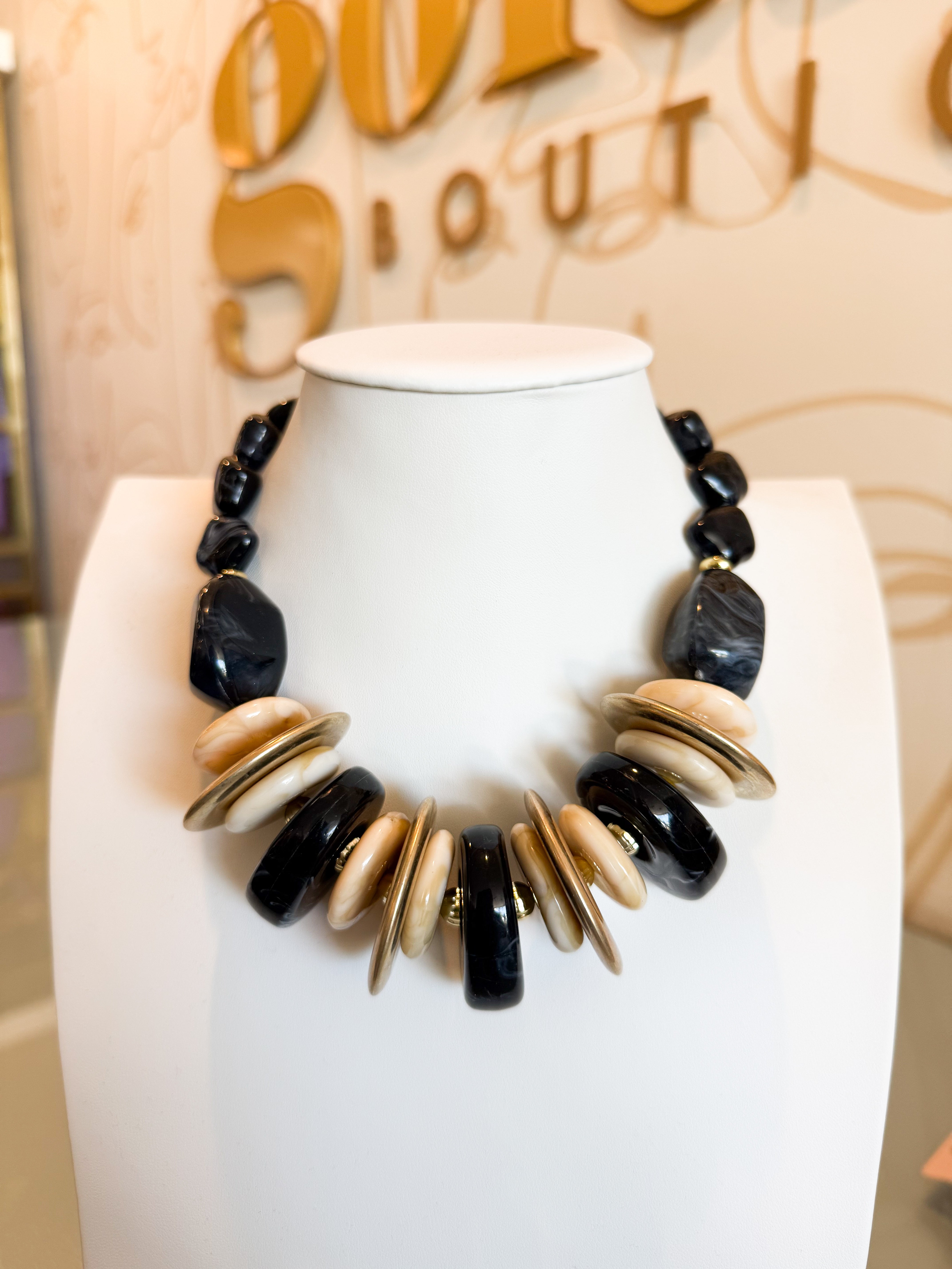 Treasure Jewels Monaco Marble Necklace