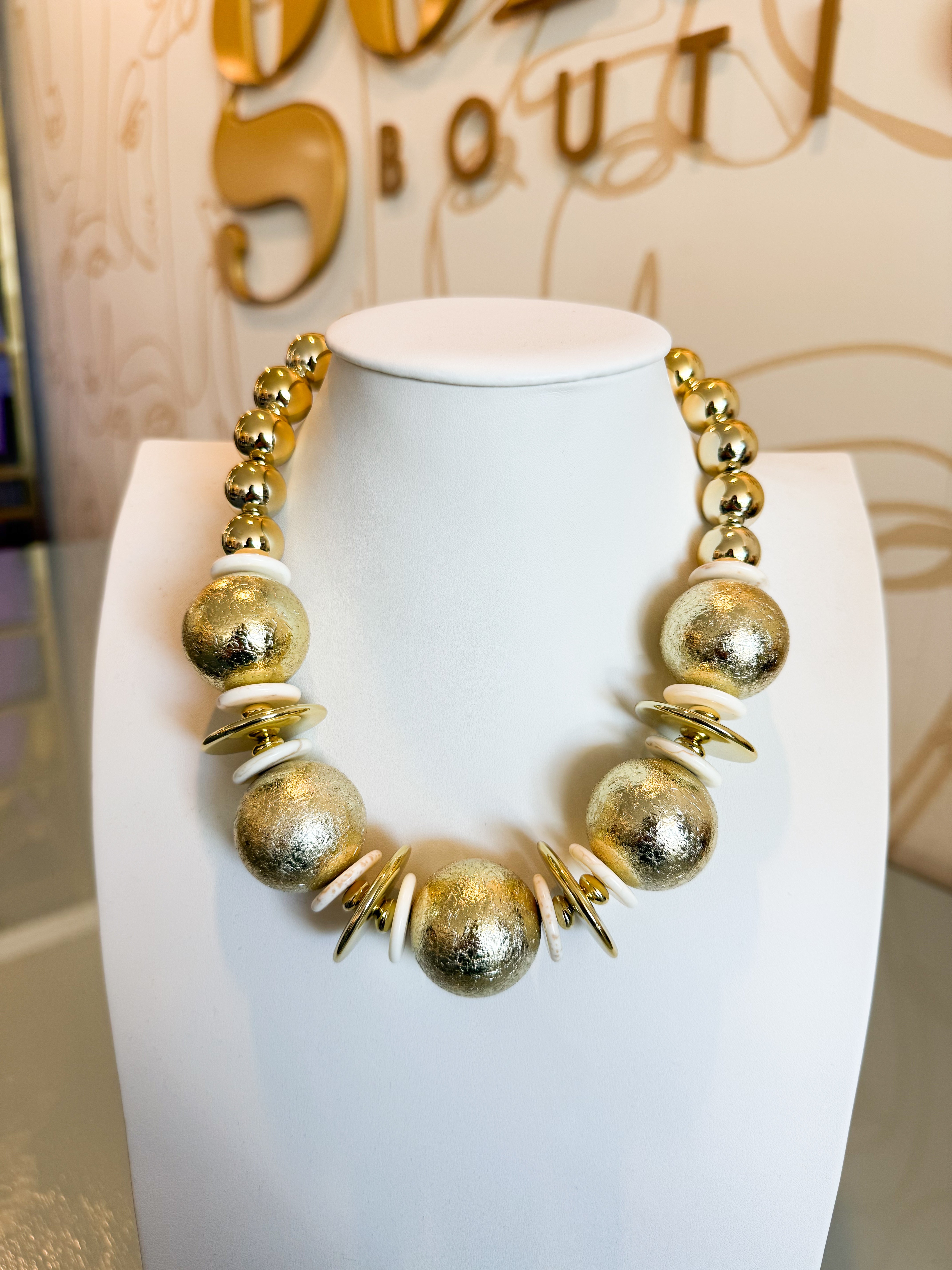 Treasure Jewels Royal Gold Necklace