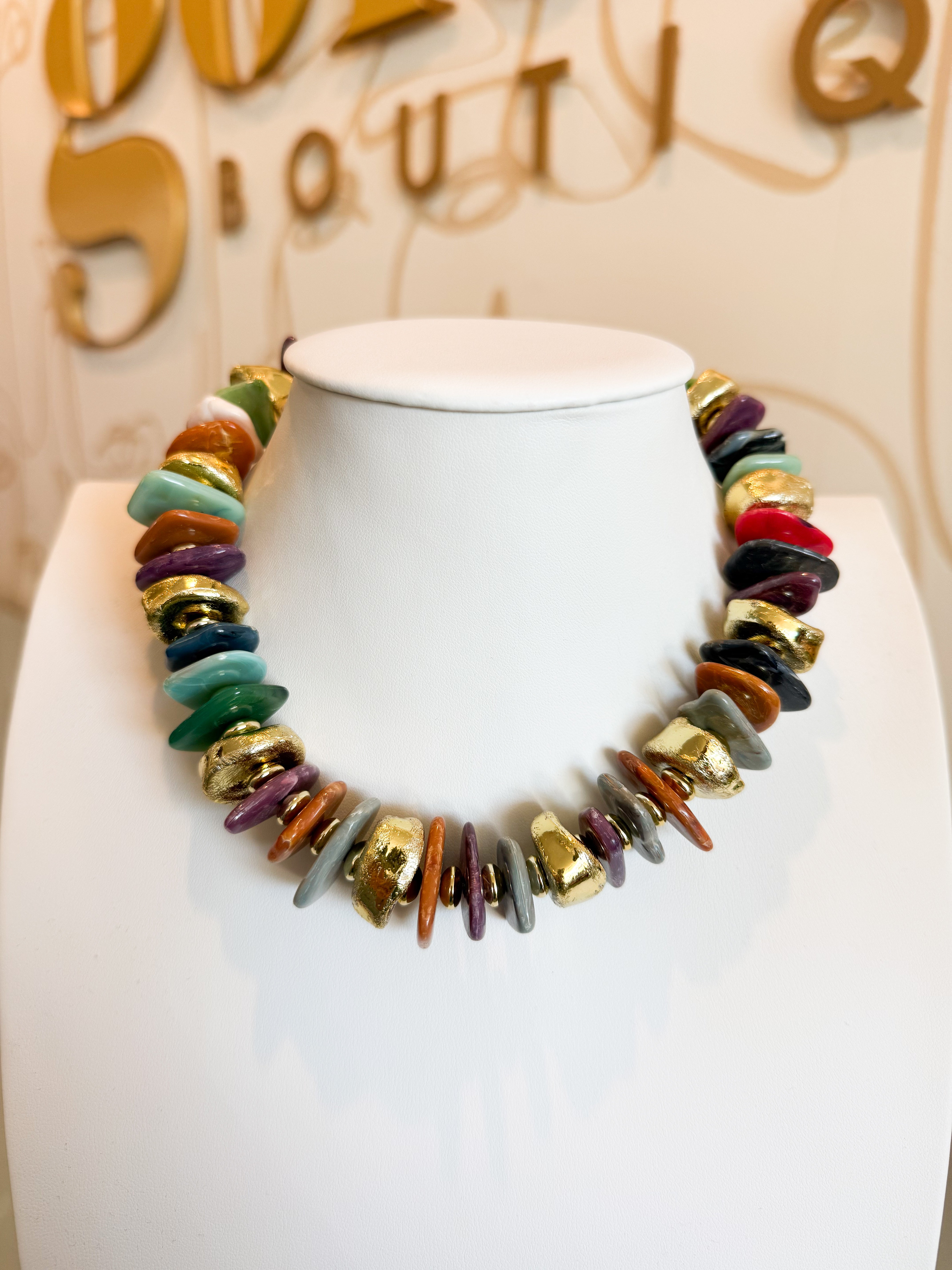 Treasure Jewels Mosaic Necklace