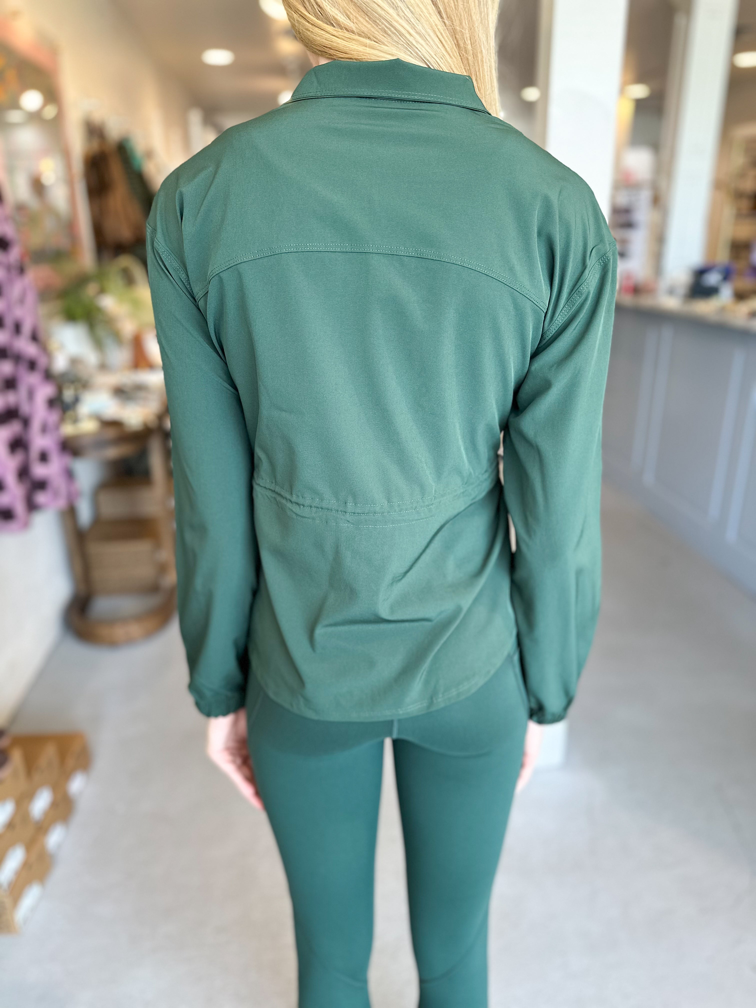 Peplum Cinch Jacket