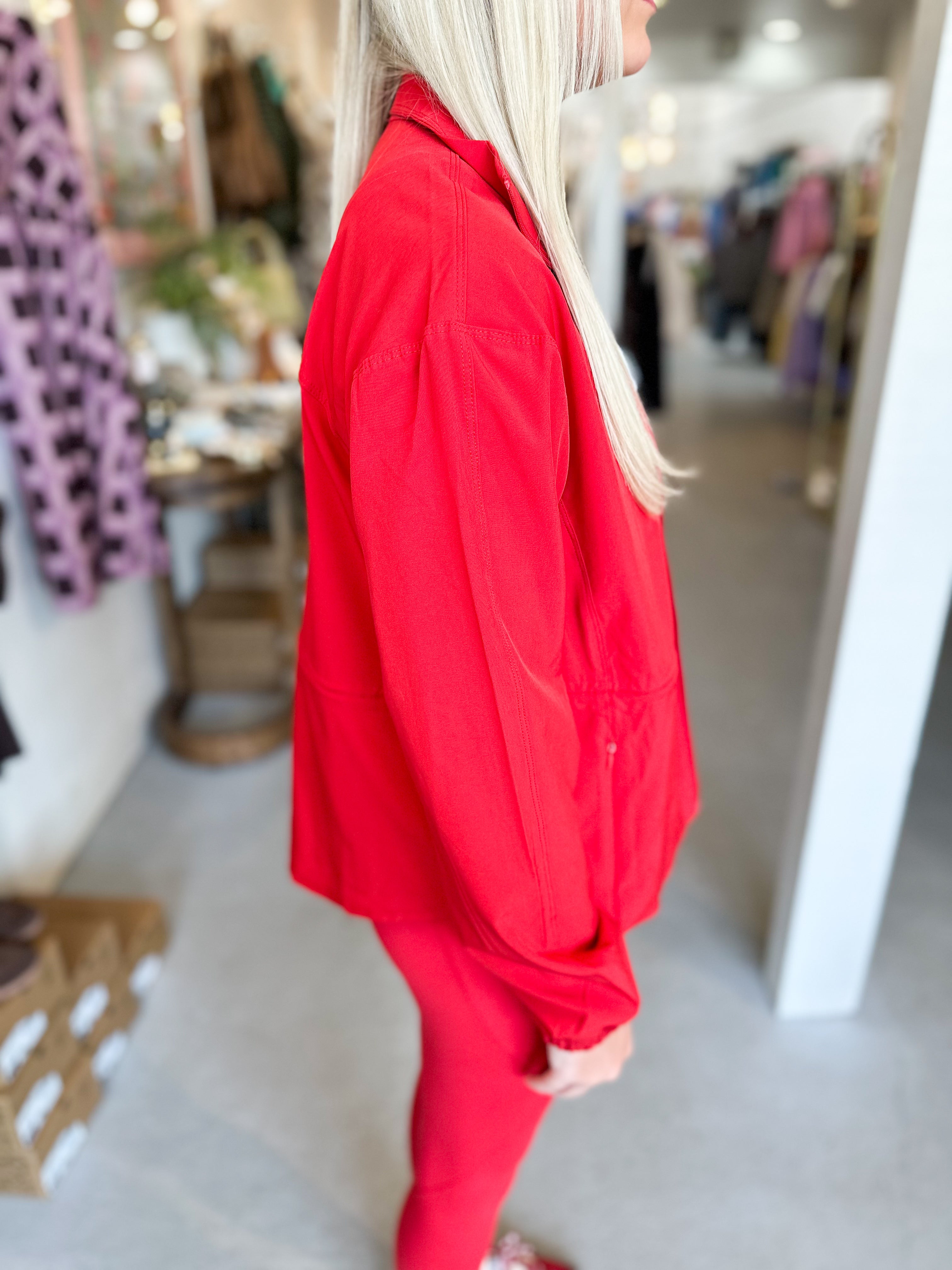 Peplum Cinch Jacket