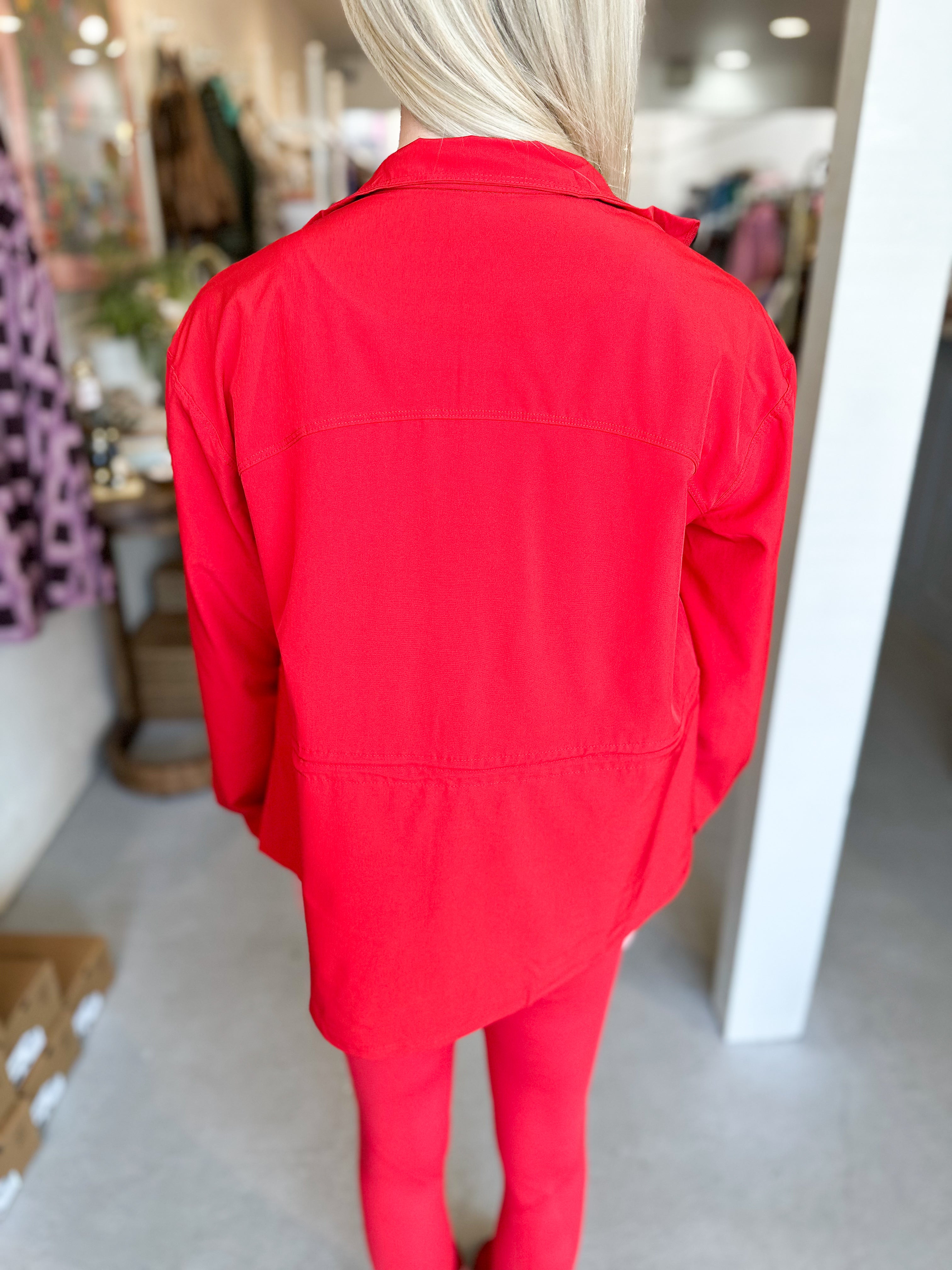 Peplum Cinch Jacket