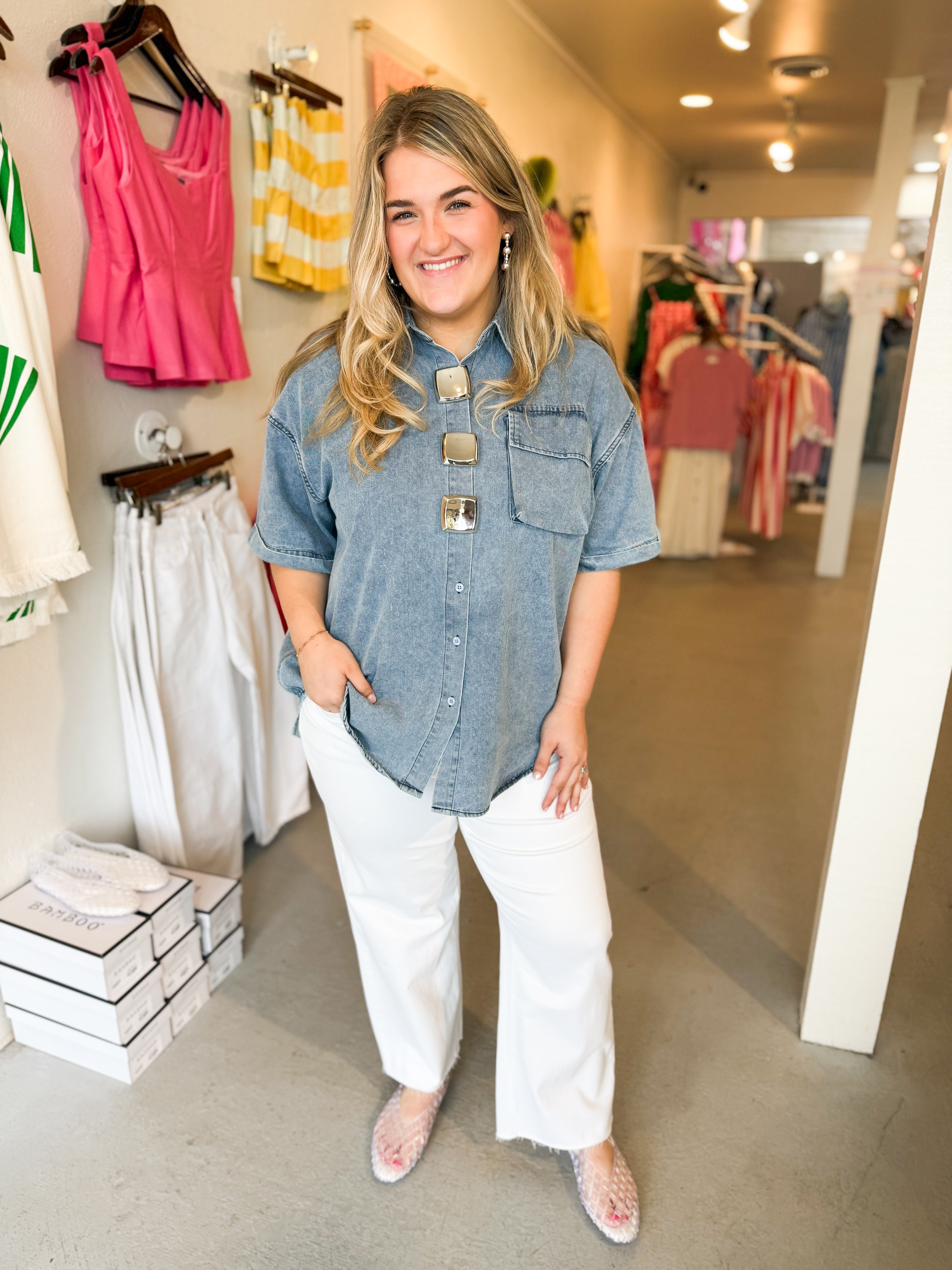 Vogue Mood Denim Top