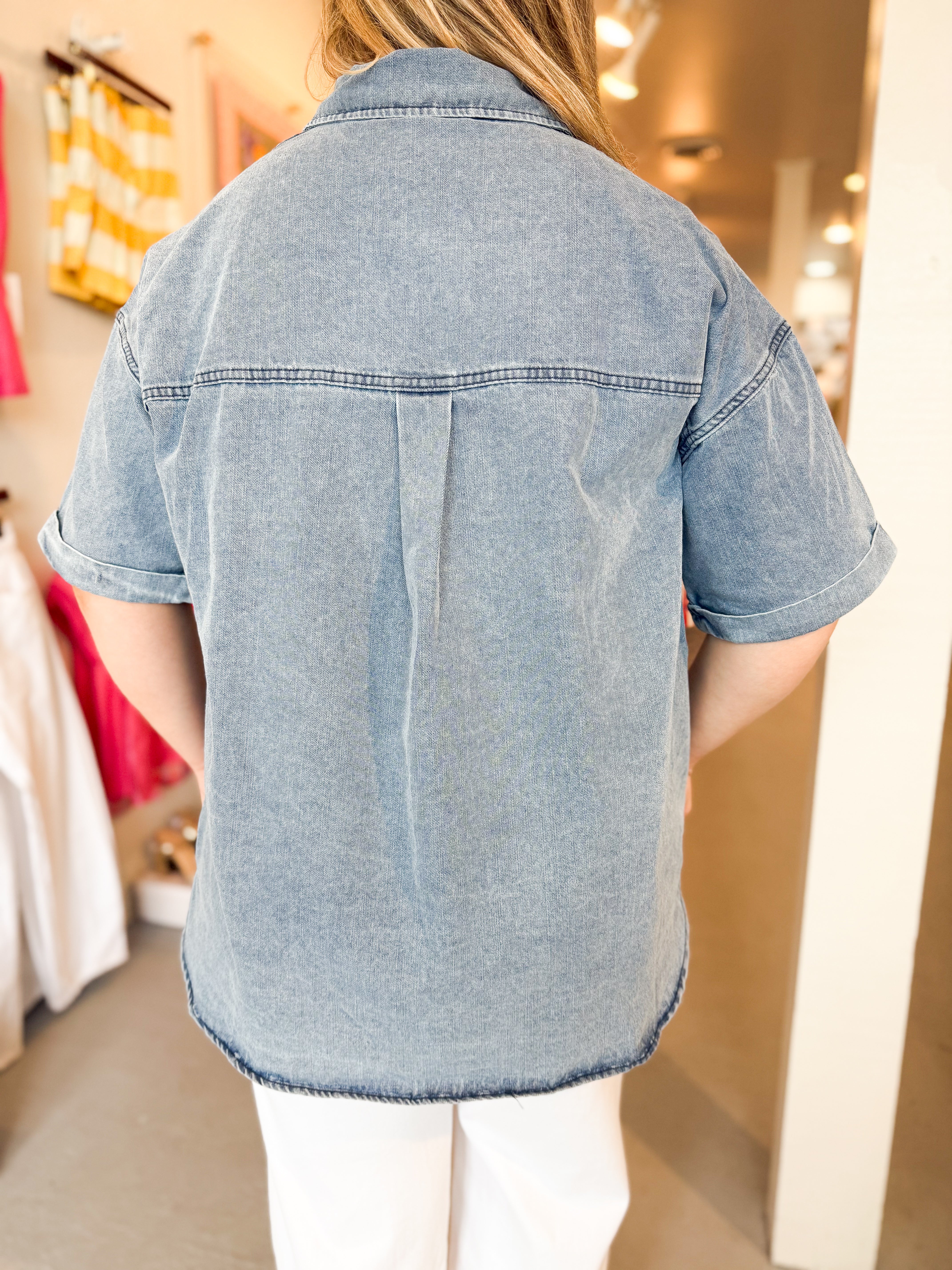 Vogue Mood Denim Top