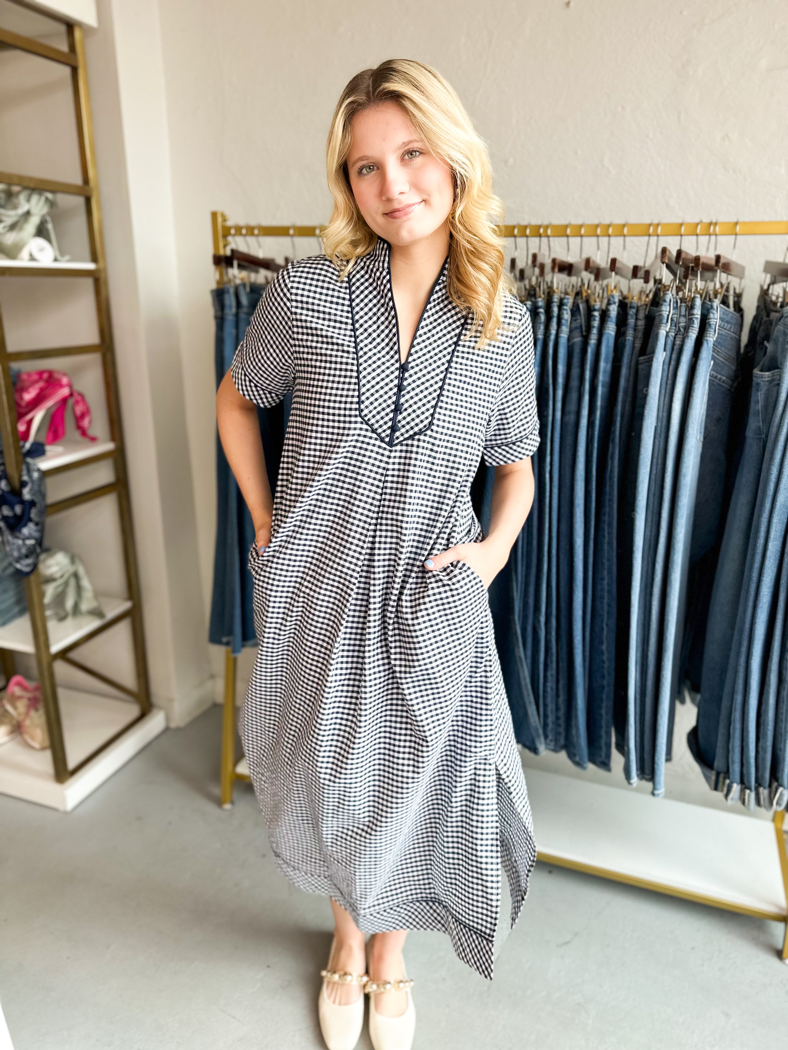 Southern Belle Gingham Dress