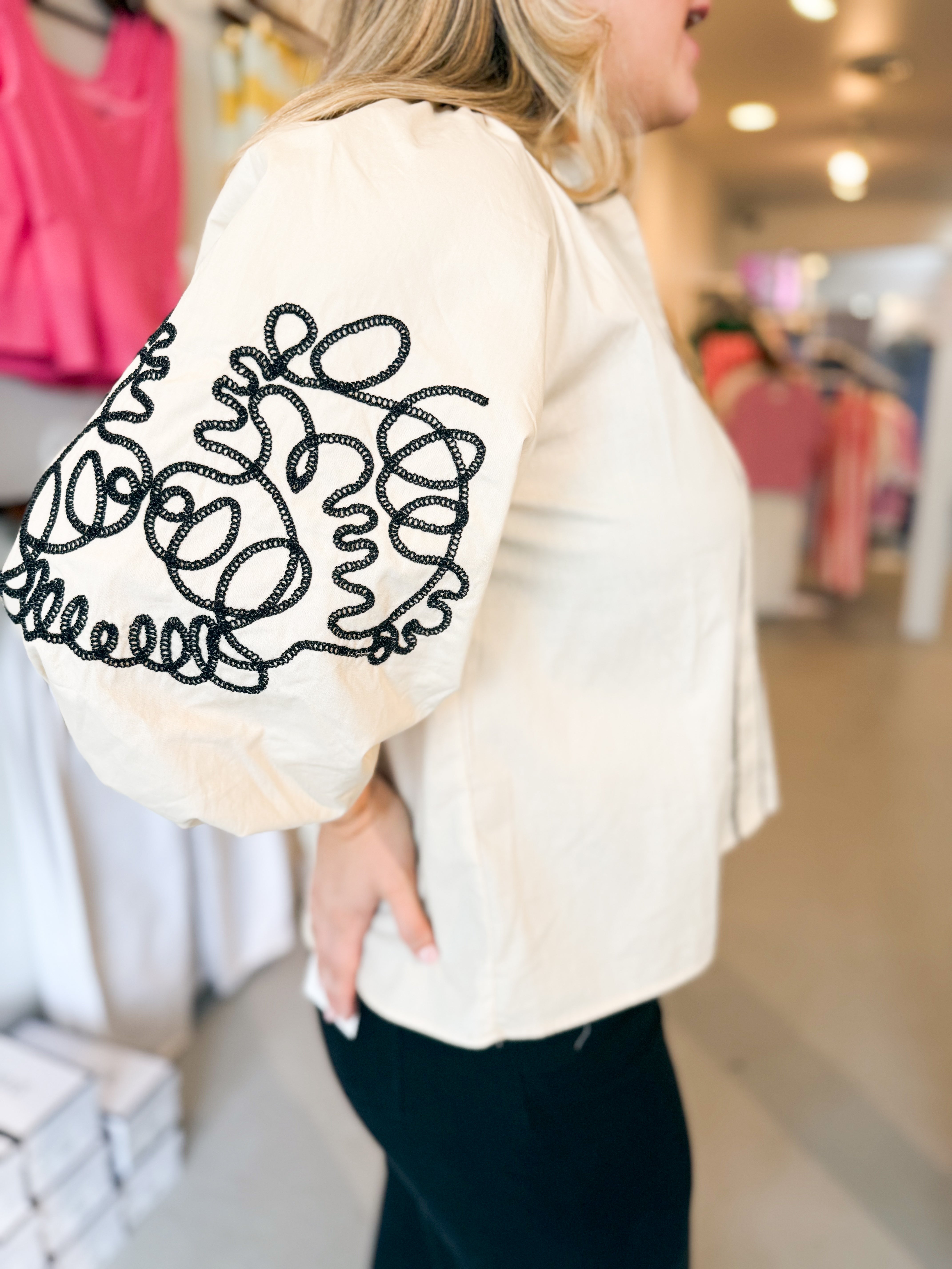 Relaxed Stitch Top