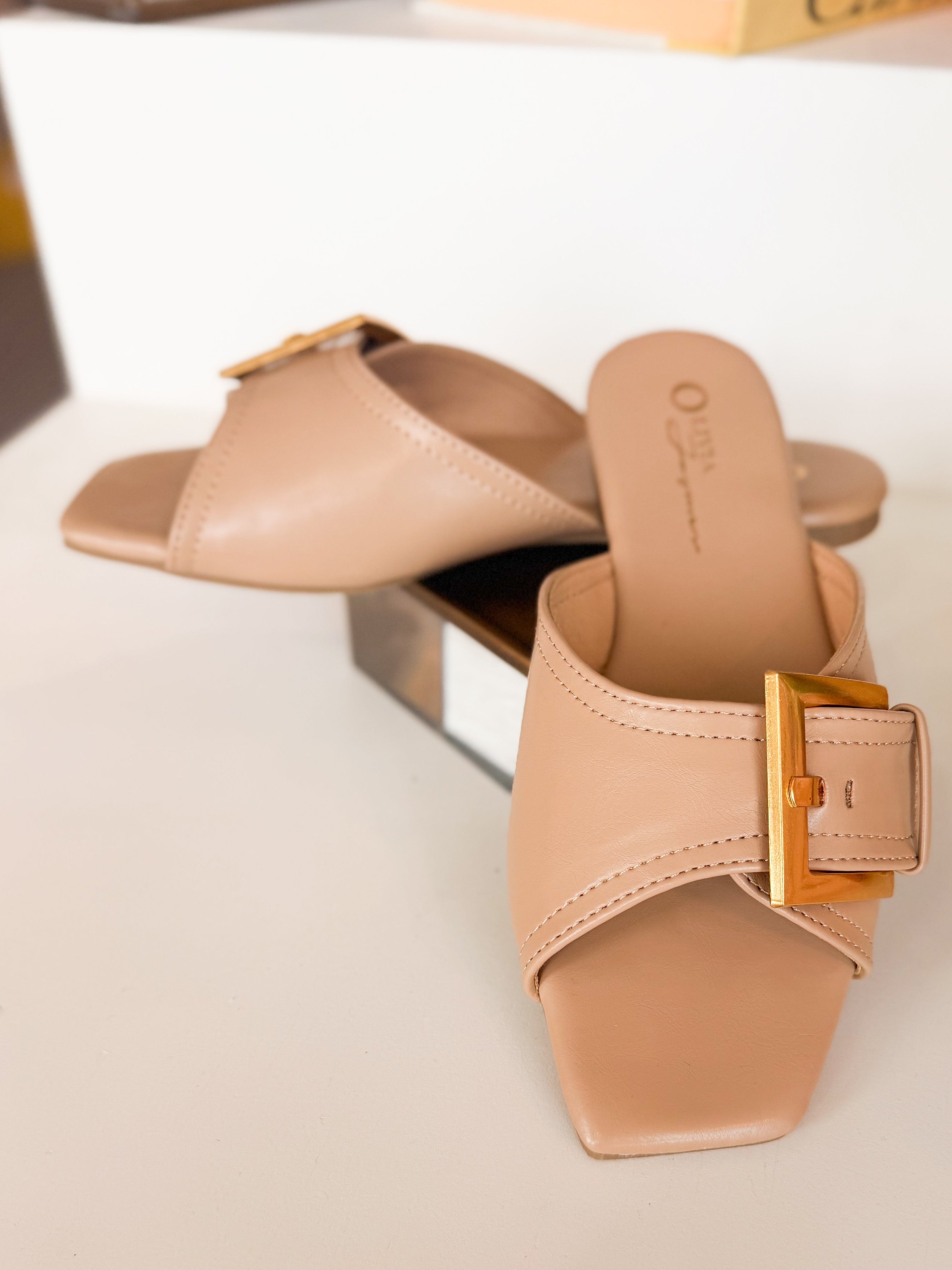 Gold Buckle Slide