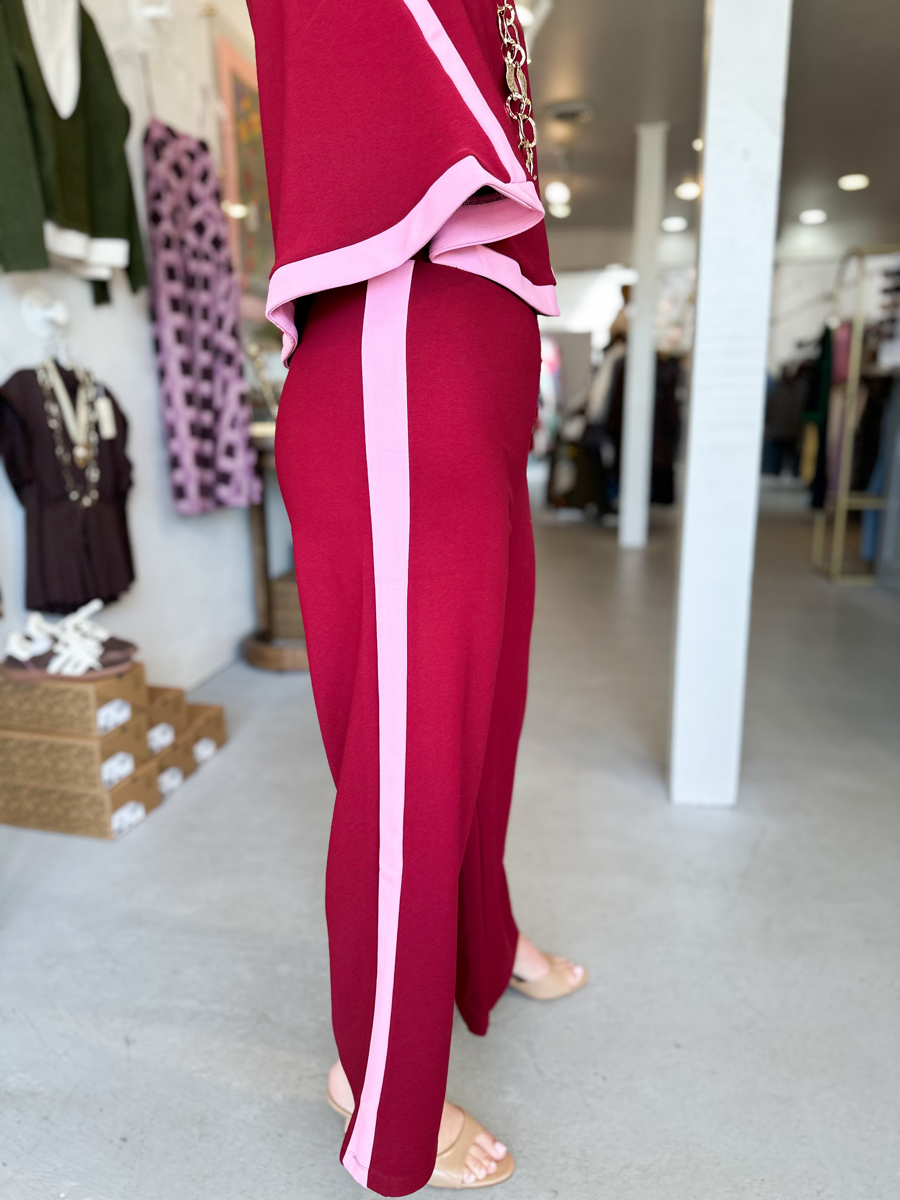 Contrast Swing Pants