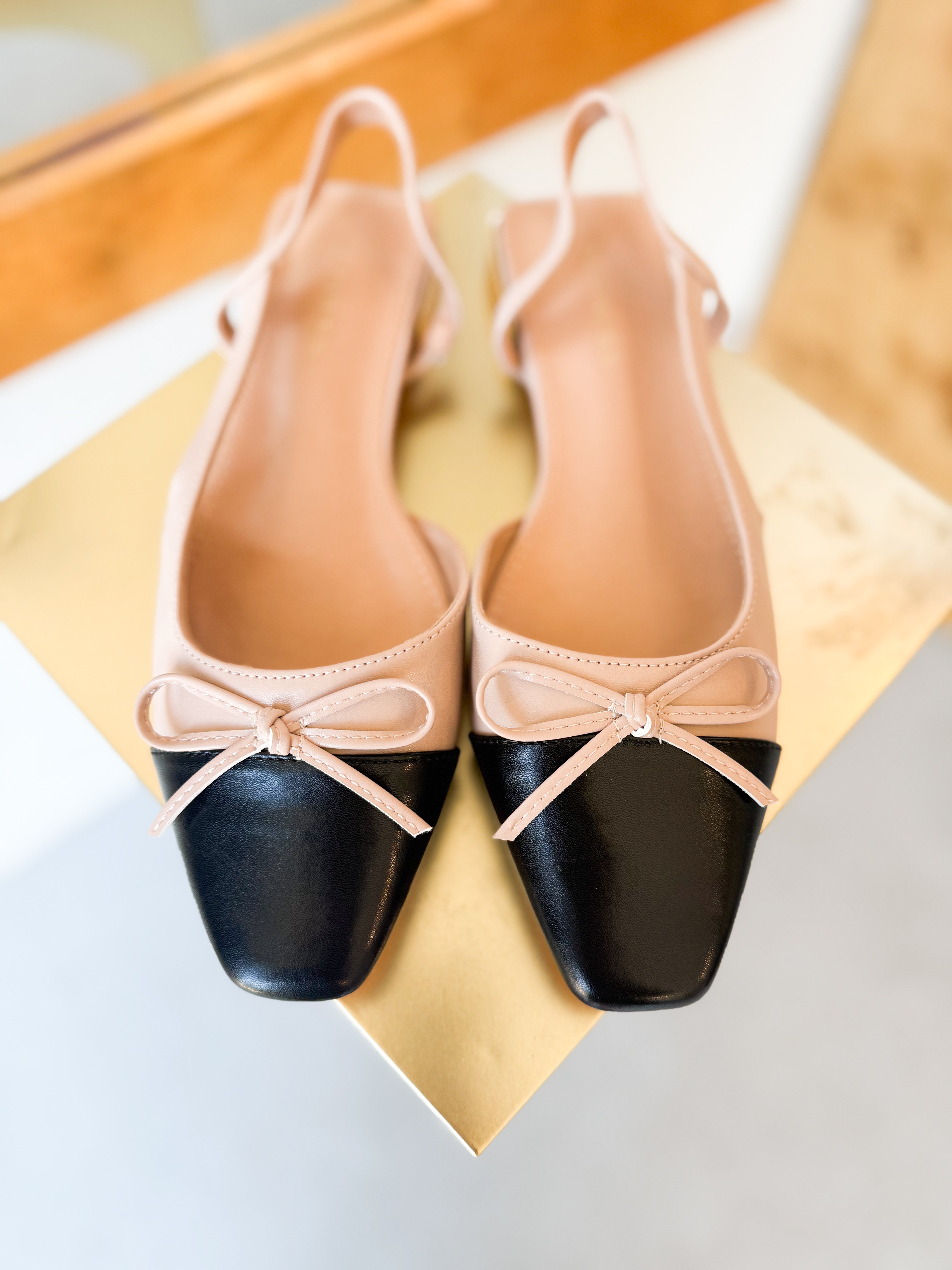 Cap Toe Sling Back