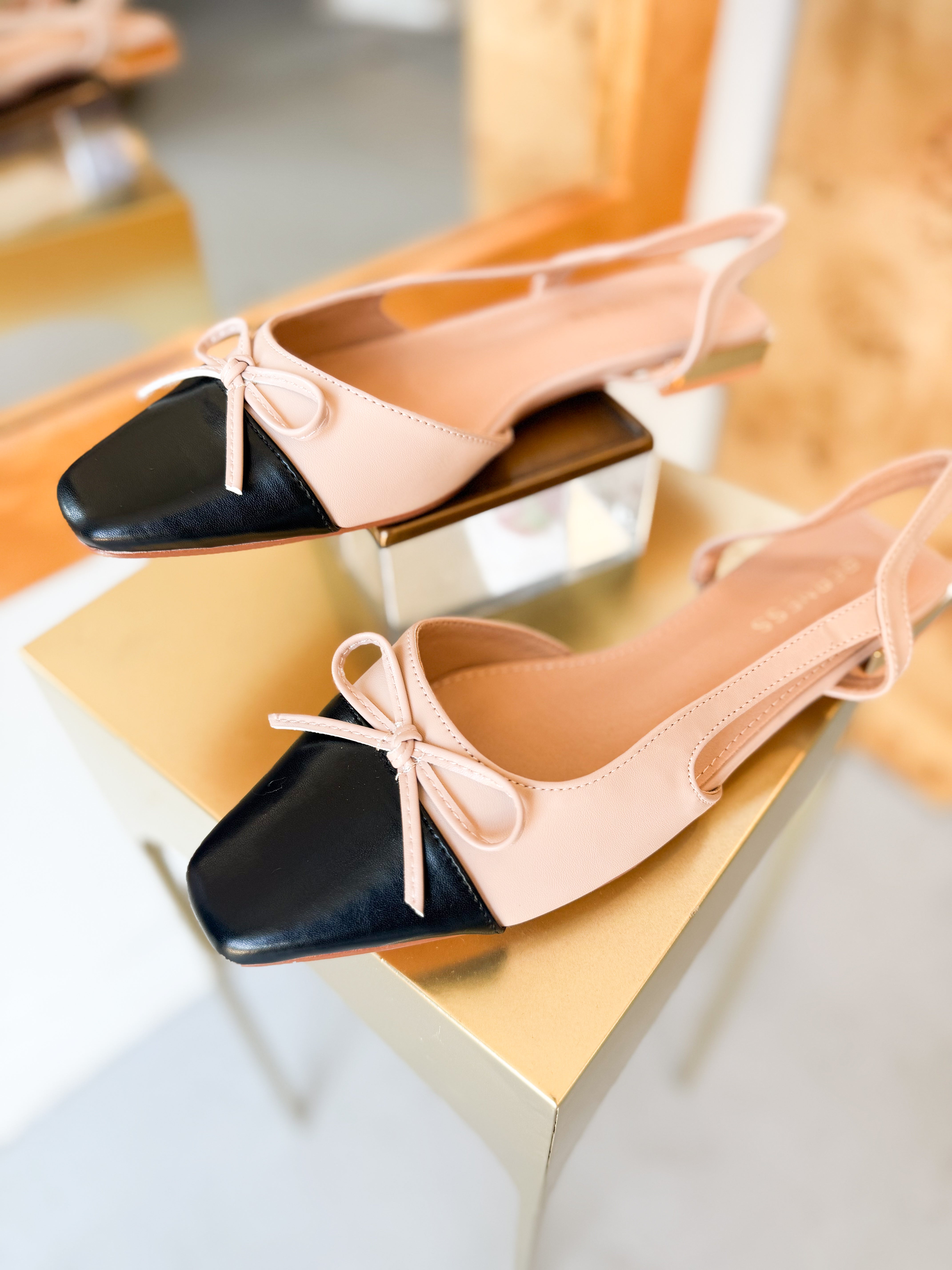 Cap Toe Sling Back