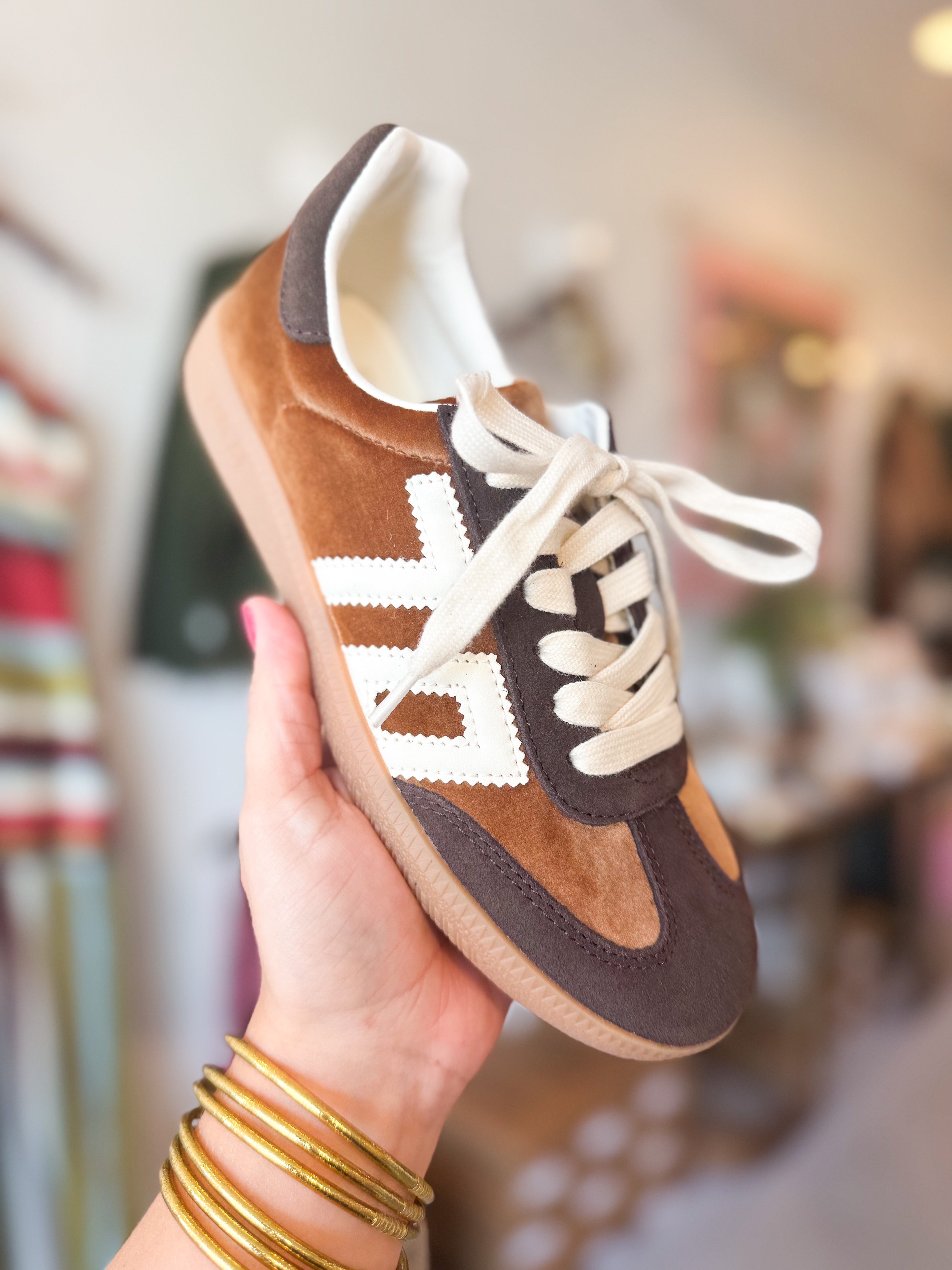 Back70 Cloud Velvet Cuoio Butter Sneaker