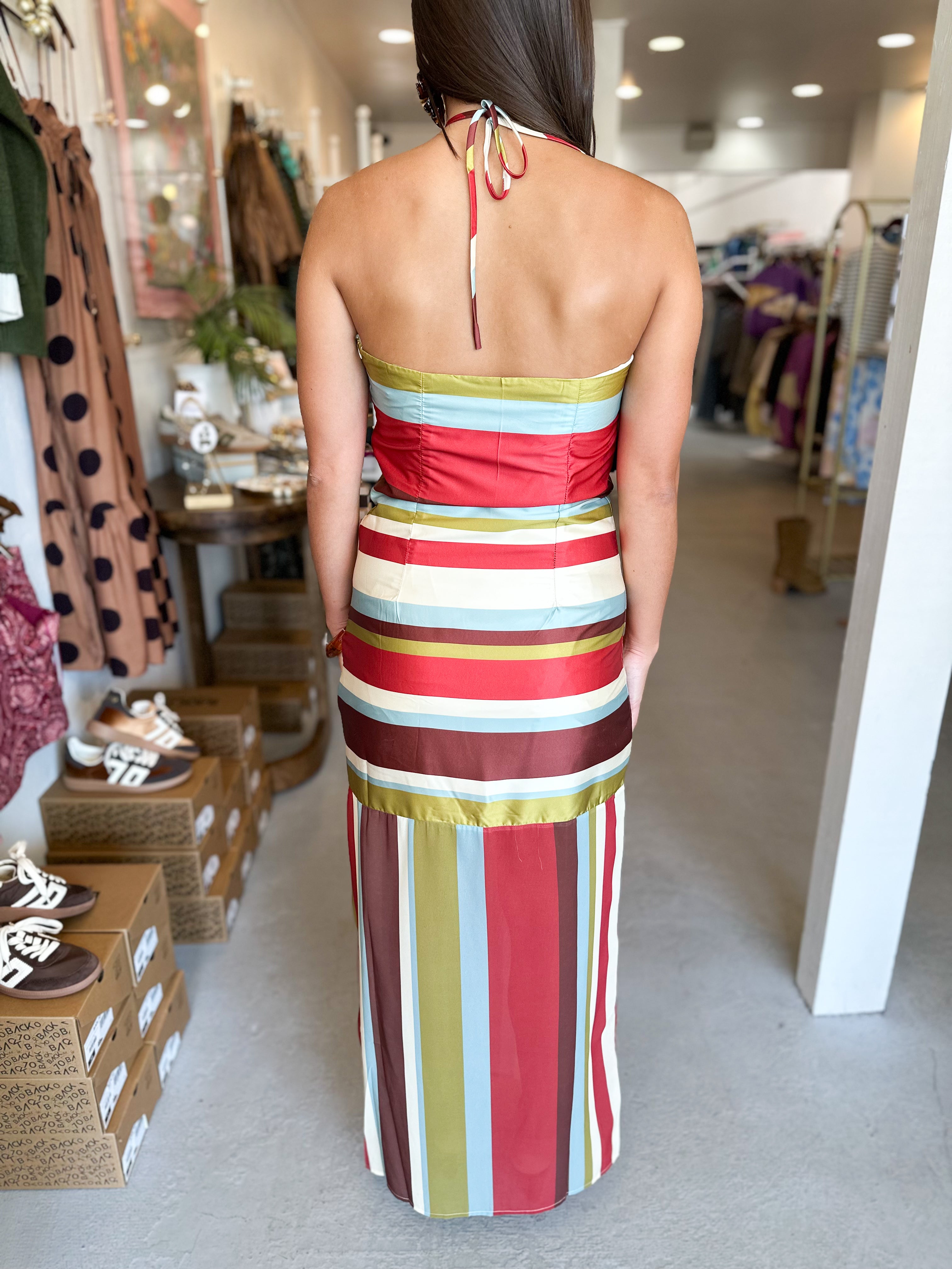 Vintage Stripe Dress