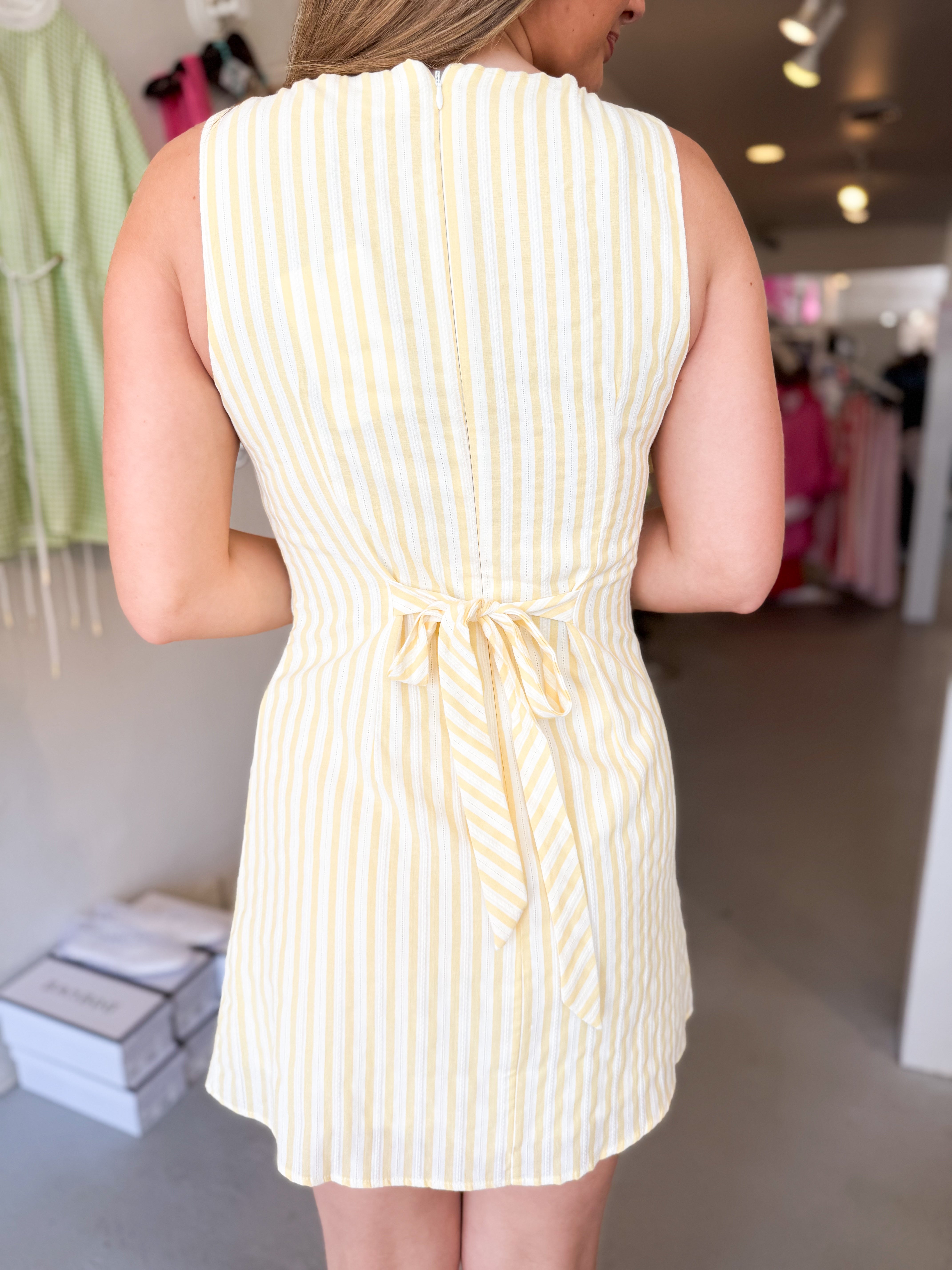Stripe Tie Back Mini