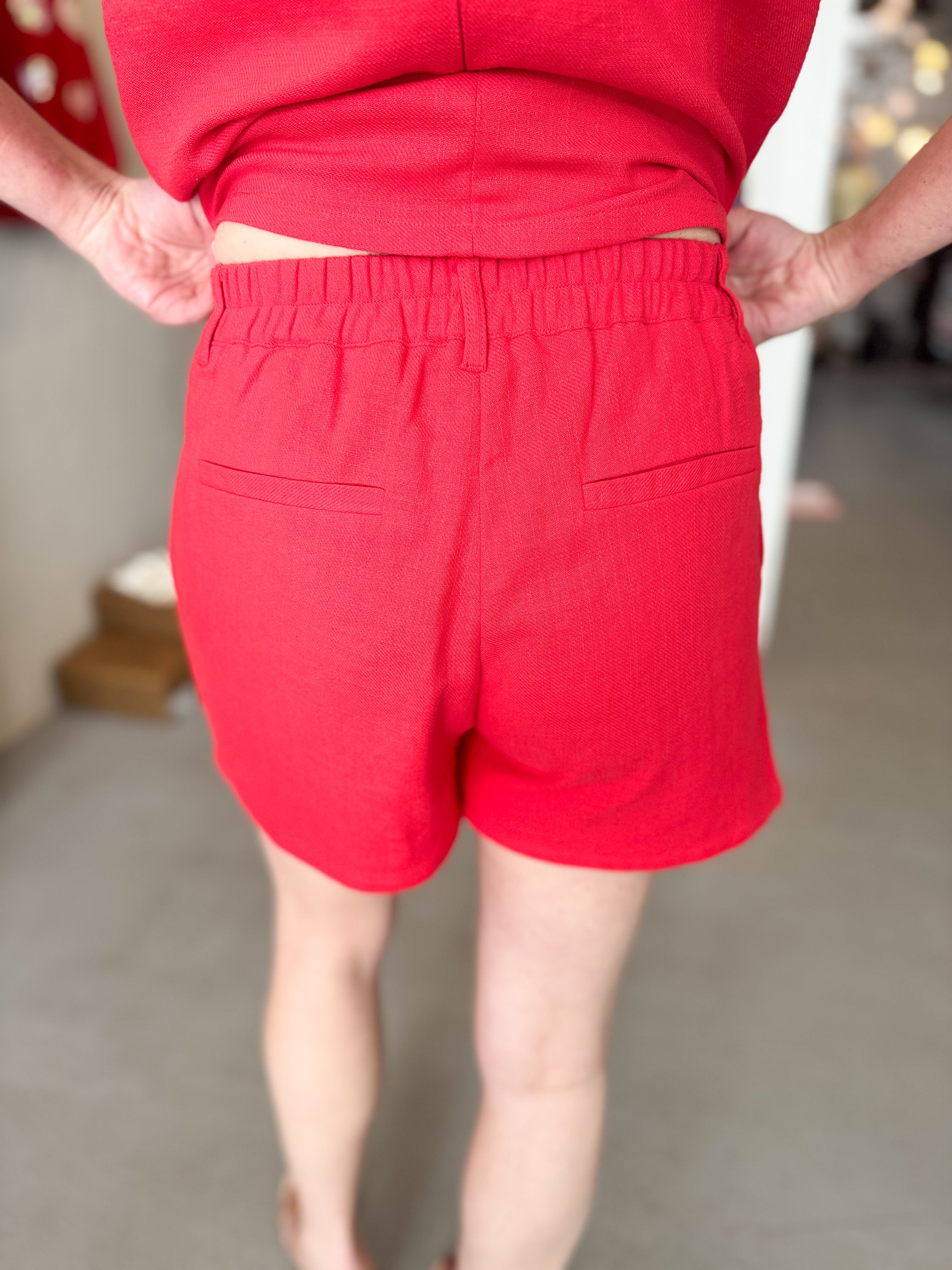 Wavy Colorblock Short