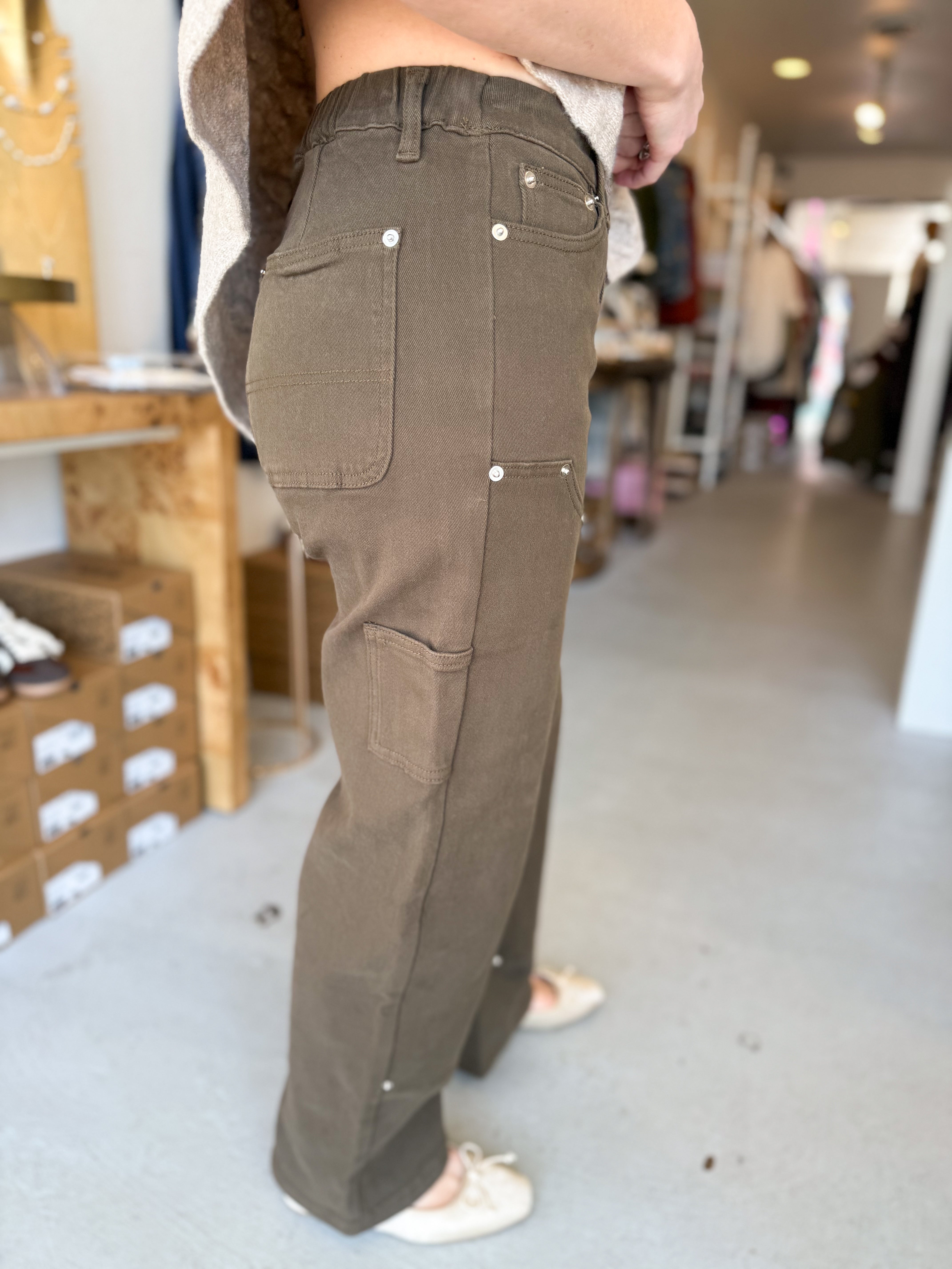 Tailored Wide Leg Trousers