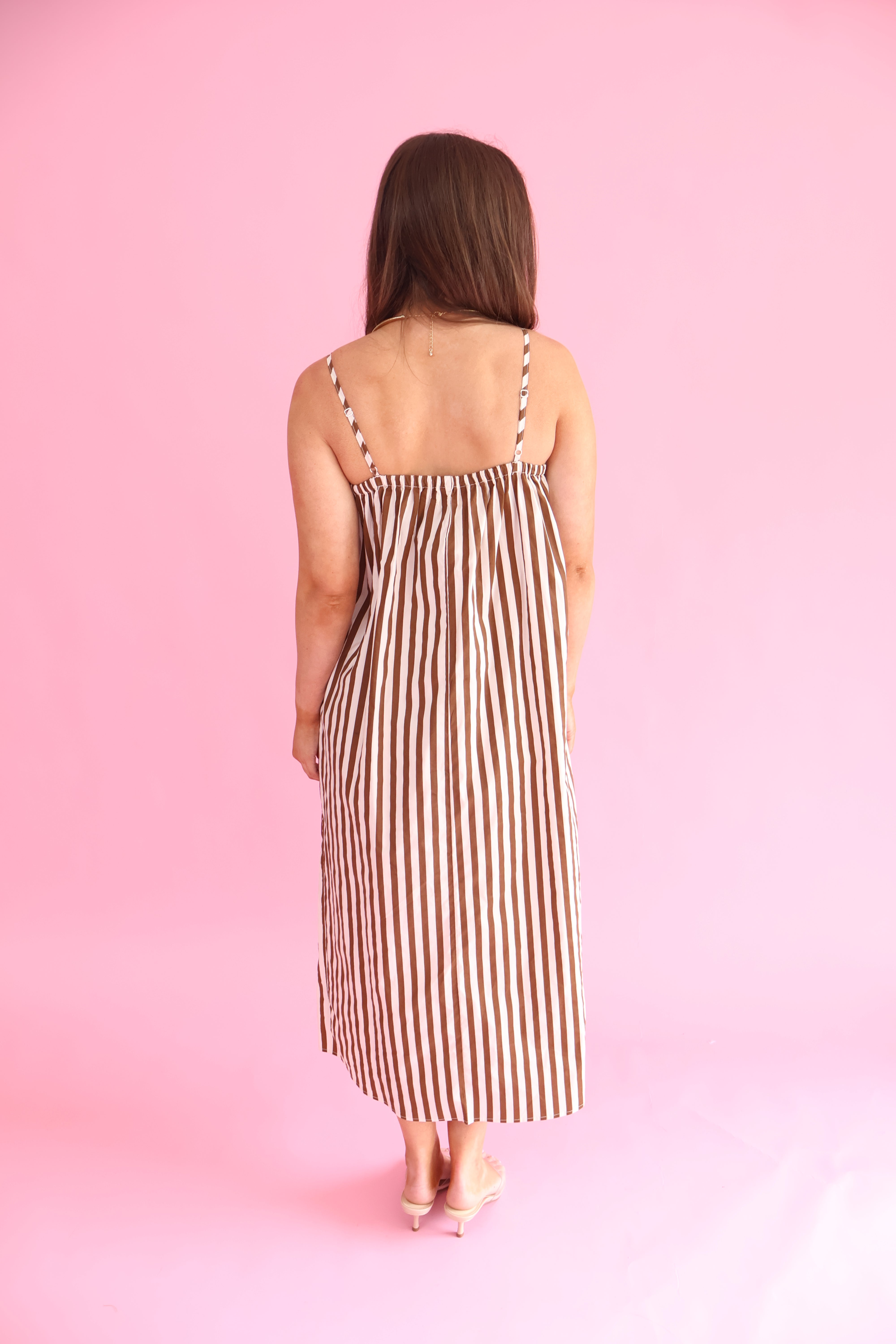 Striped Midi Dress
