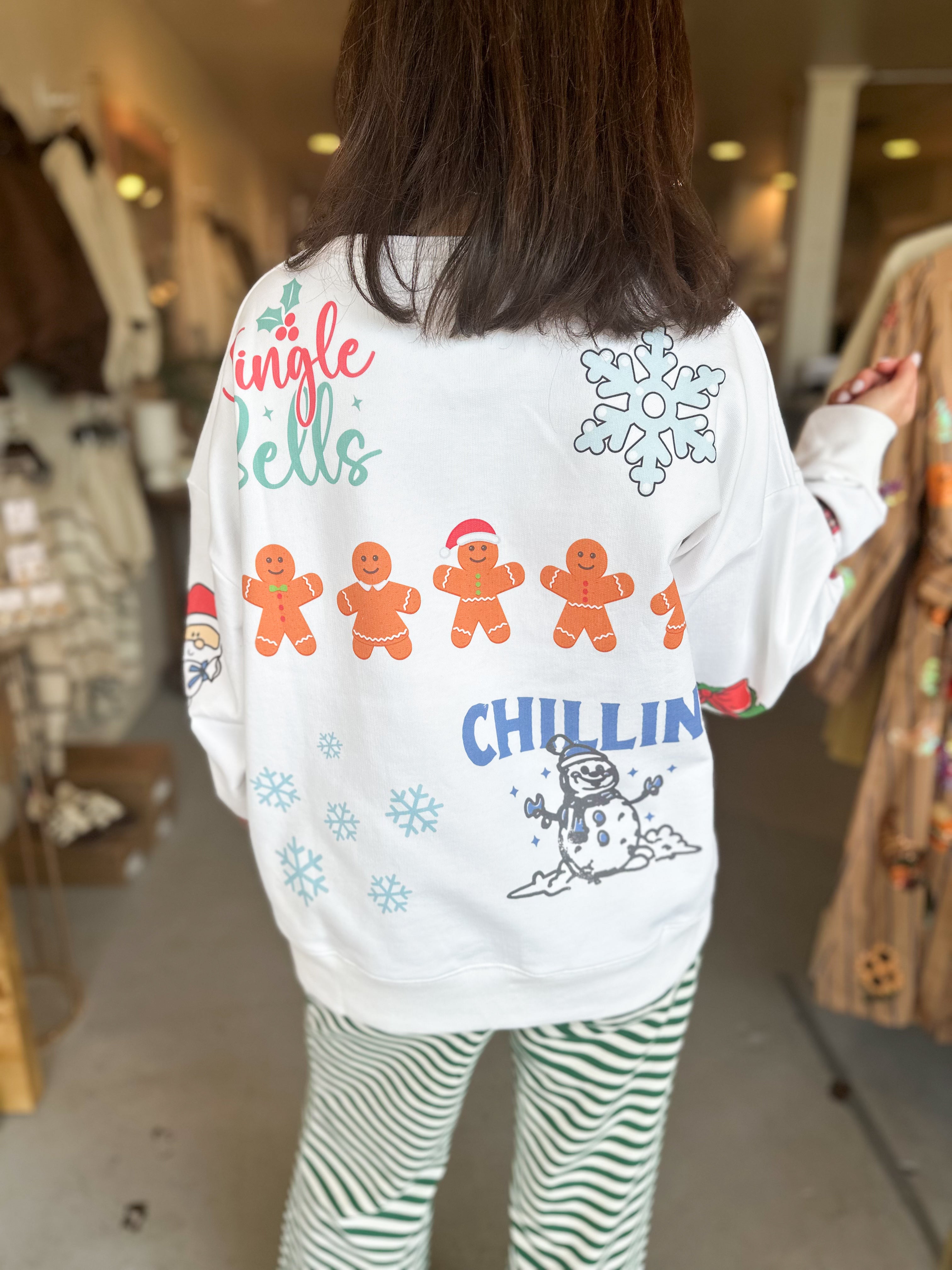 Bucket List Dashing Through the Snow Sweatshirt