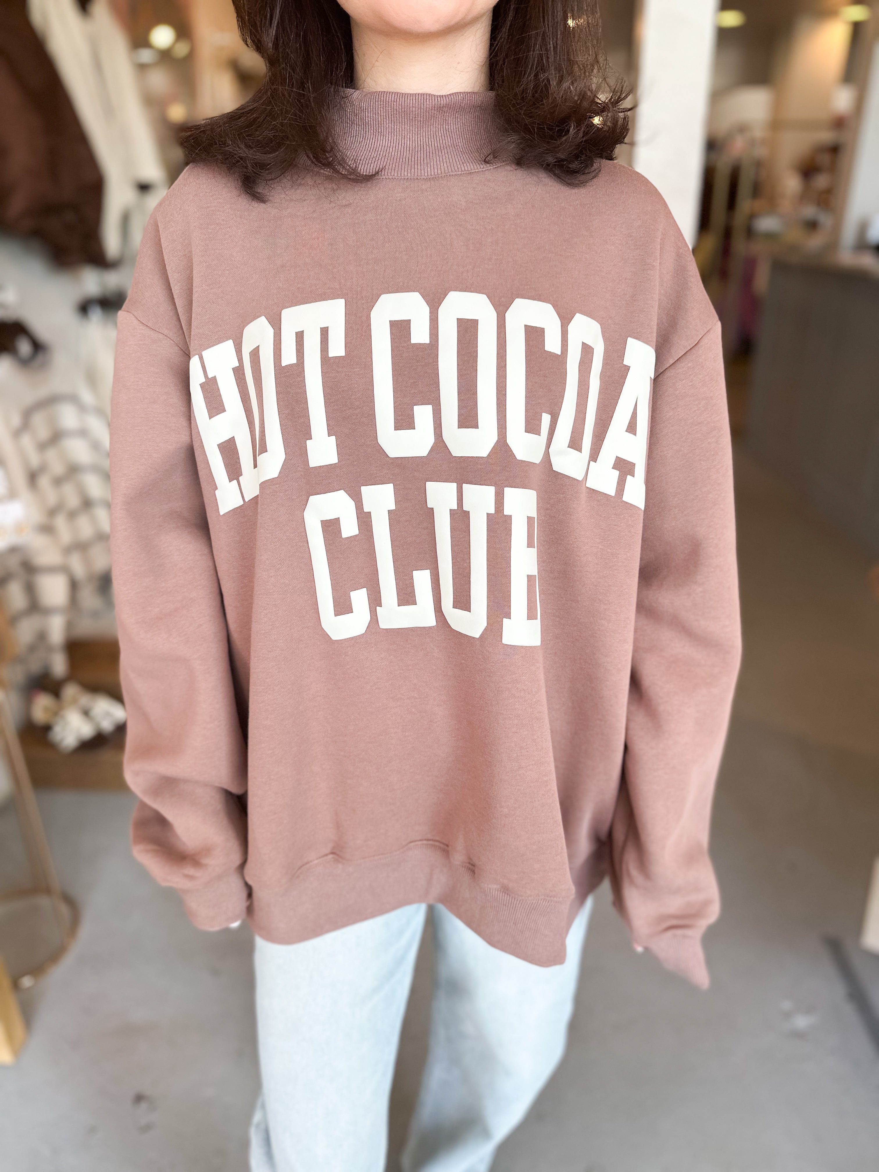 Bucket List Hot Cocoa Mockneck