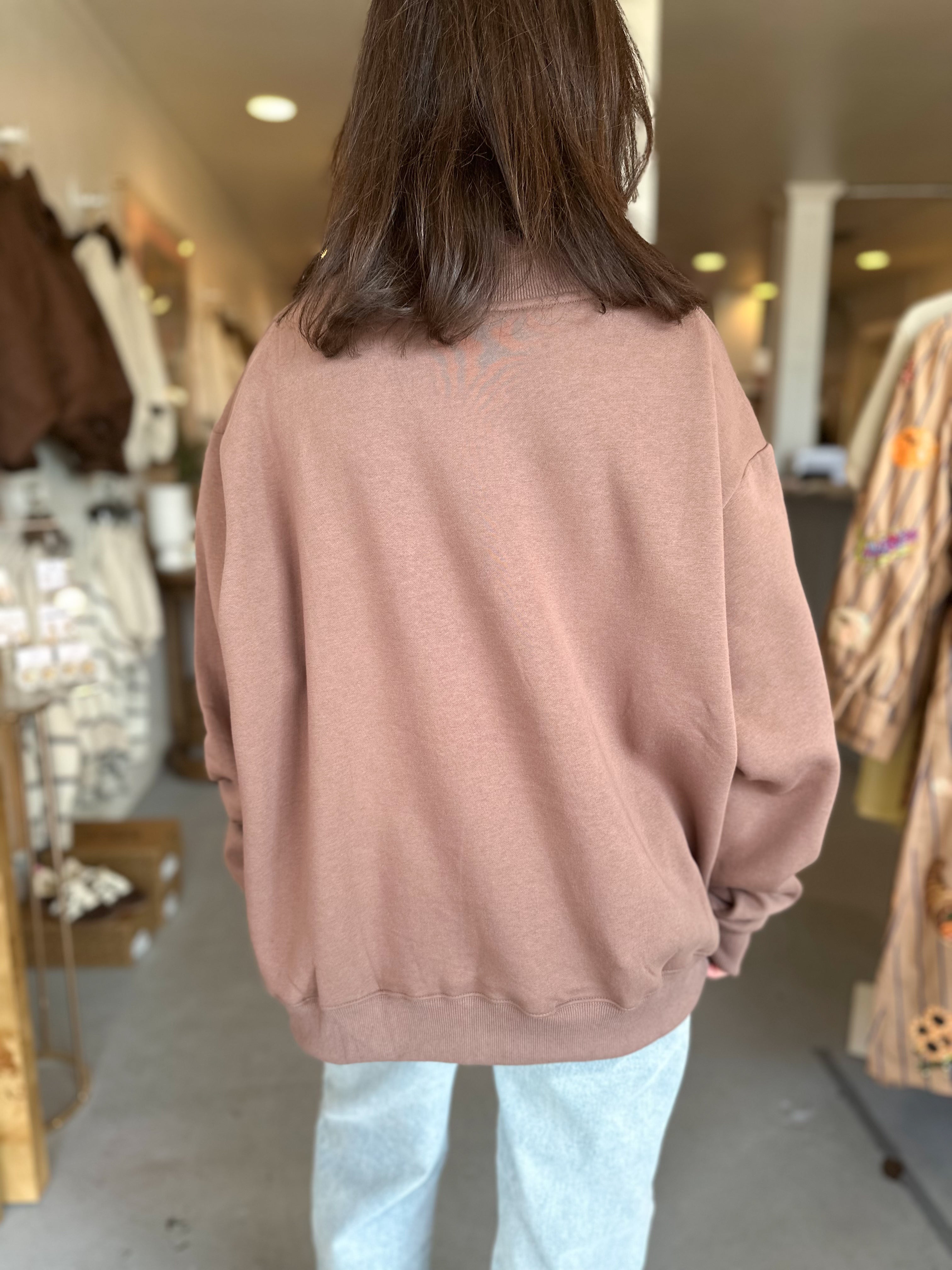 Bucket List Hot Cocoa Mockneck